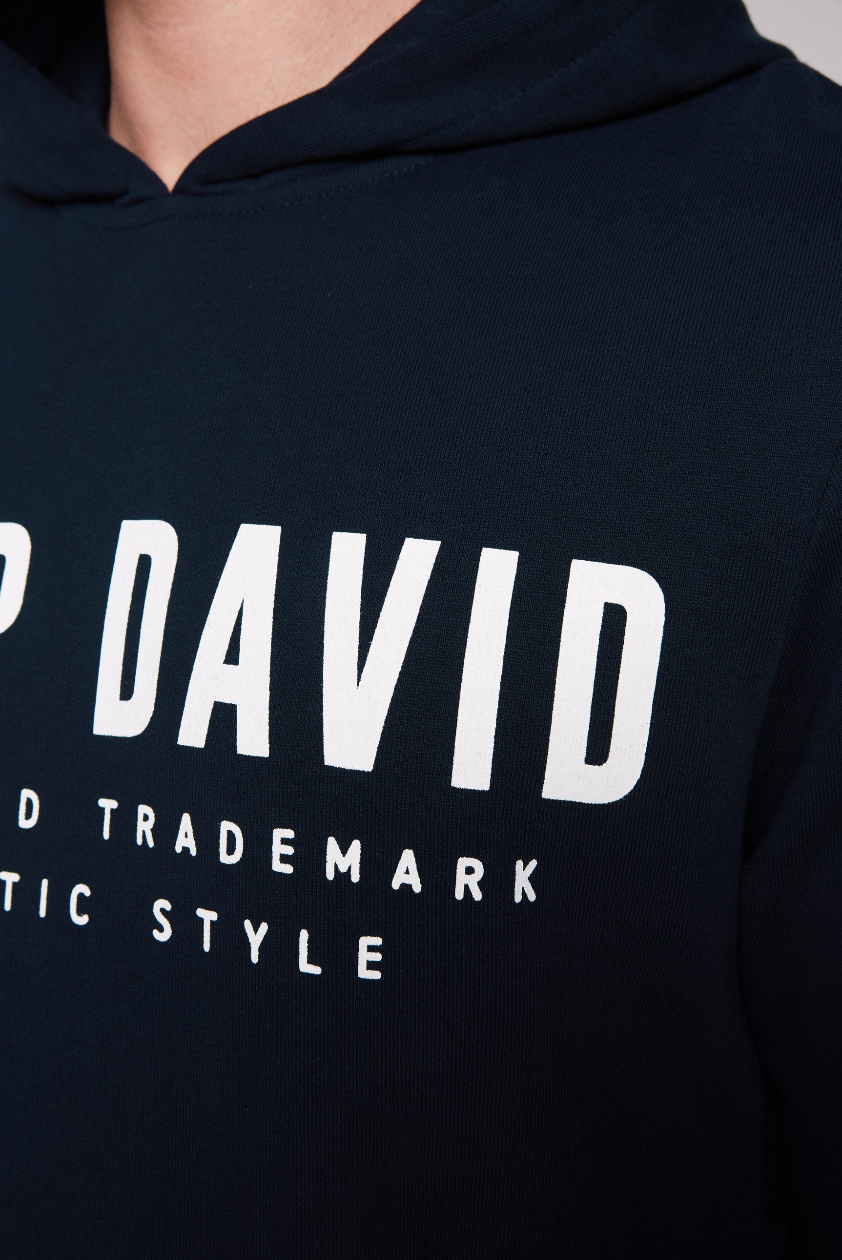 CAMP DAVID Hoodie met logoprint