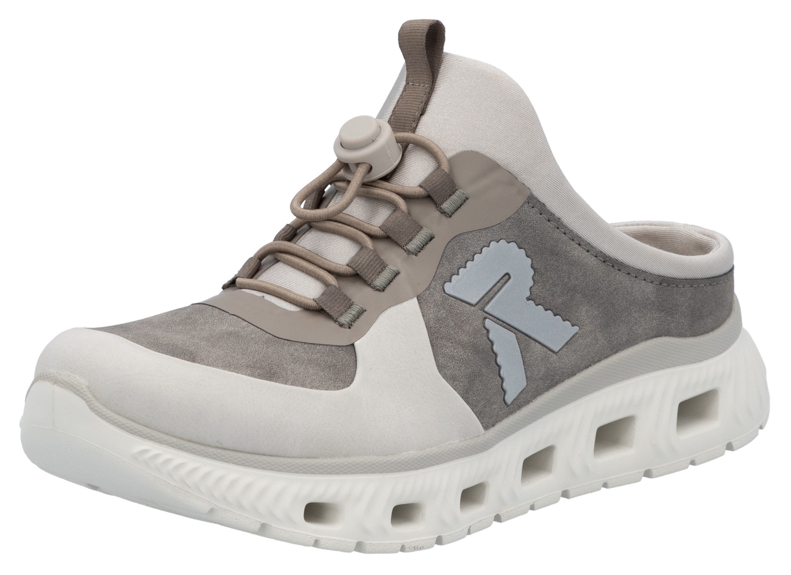 OTTO RIEKER Sport Clogs , instapschoen, sabotschoen, sneaker met aangebrachte snel sluiting dames clogs maat 39 grijs
