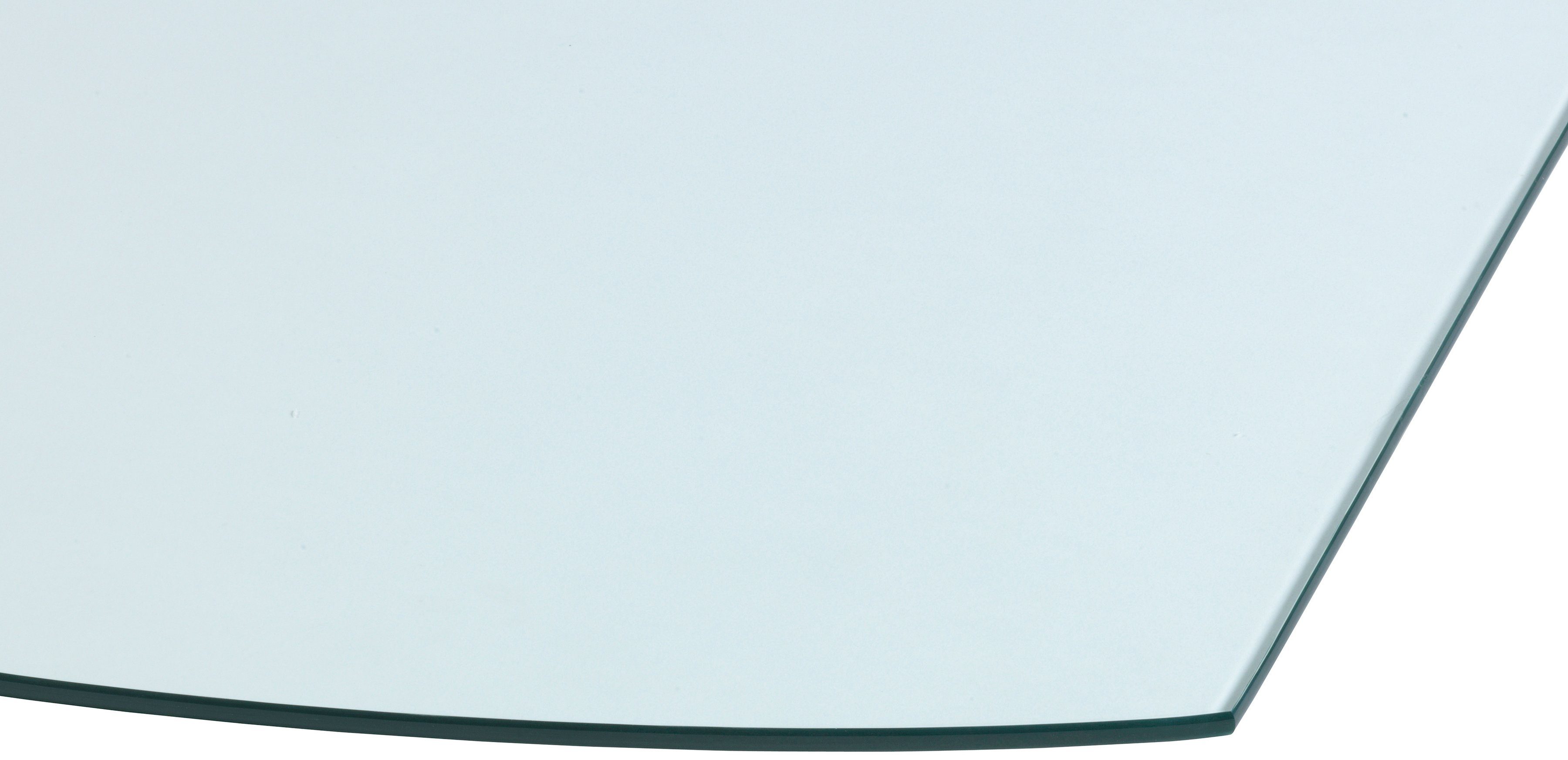 Heathus Bodemplaat Heathus Segmentboog 80 Glas Glas-segment, 80 x 100 cm, 8 mm dikte, transparant, voor vonkenbescherming