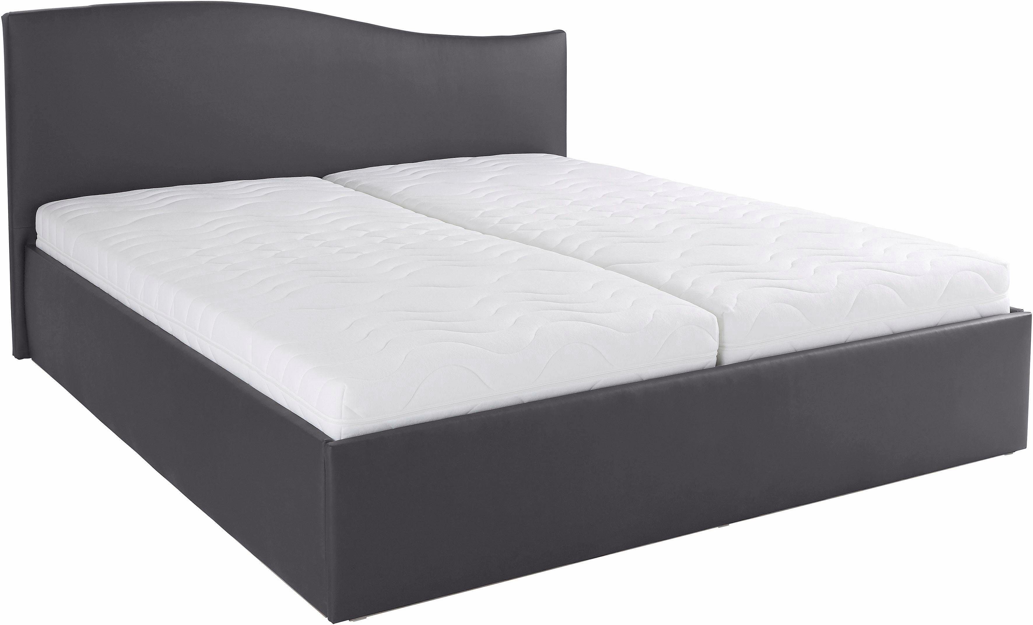 Westfalia Polsterbetten Gestoffeerd bed met bedkist bij uitvoering met matras