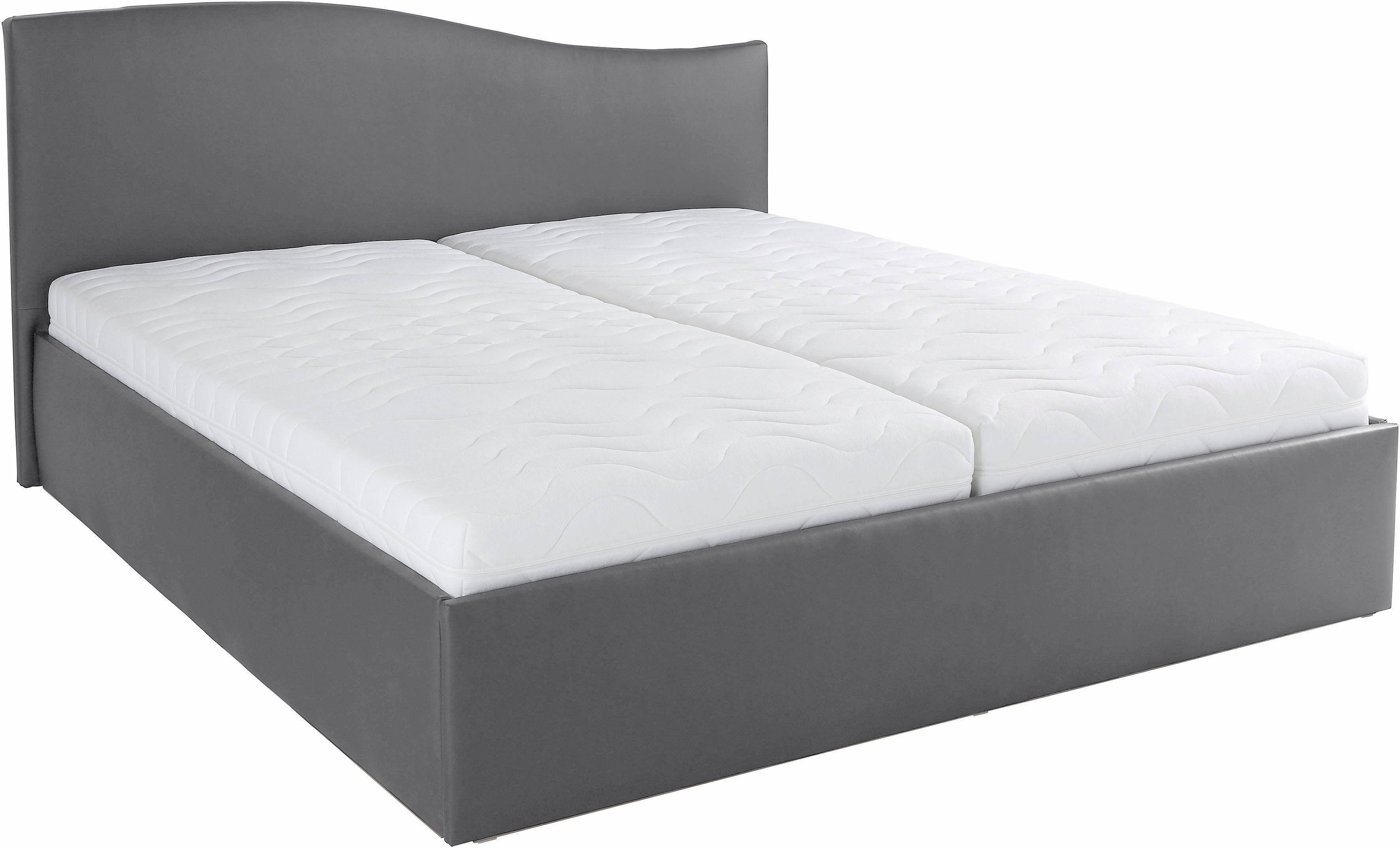 Westfalia Polsterbetten Gestoffeerd bed met bedkist bij uitvoering met matras