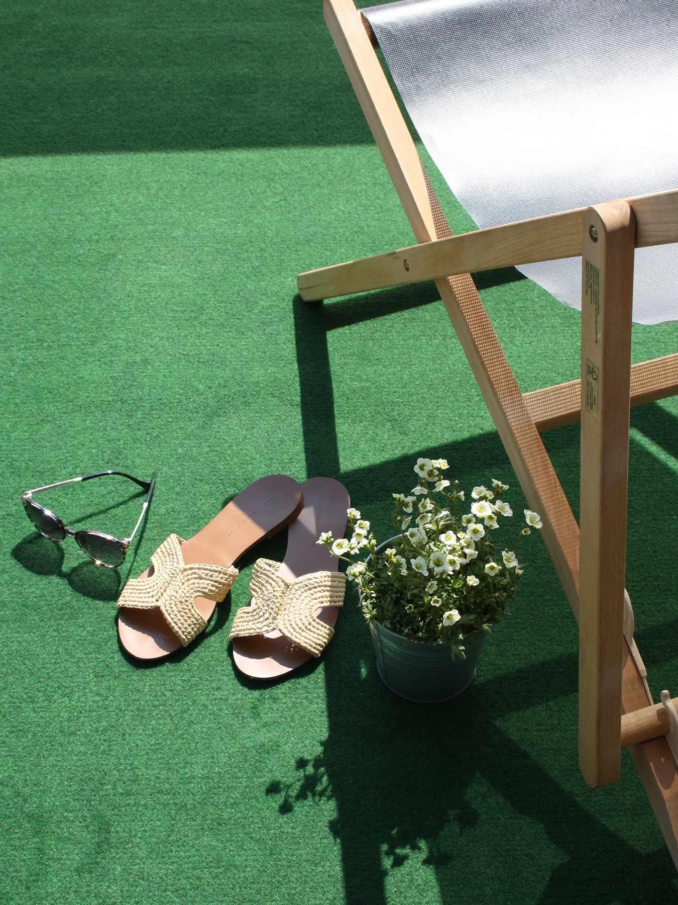 Primaflor-Ideen in Textil Kunstgras COMFORT, Made in Netherlands groen, met noppen, slijtvast, weerbestendig & waterbestendig