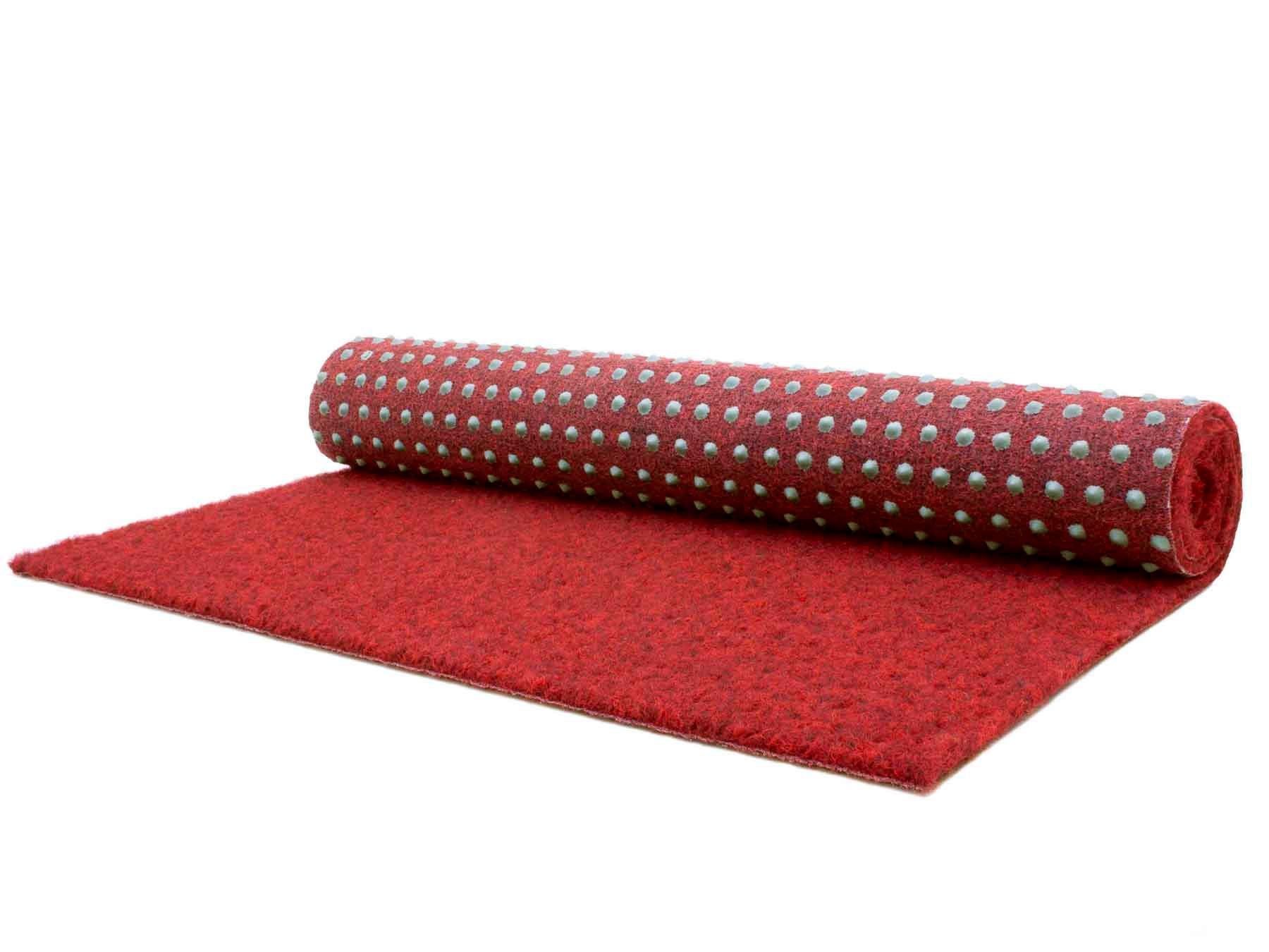 Primaflor-Ideen in Textil Kunstgras GREEN, Made in Netherlands Gazontapijt, rood, met noppen, weerbestendig & waterbestendig