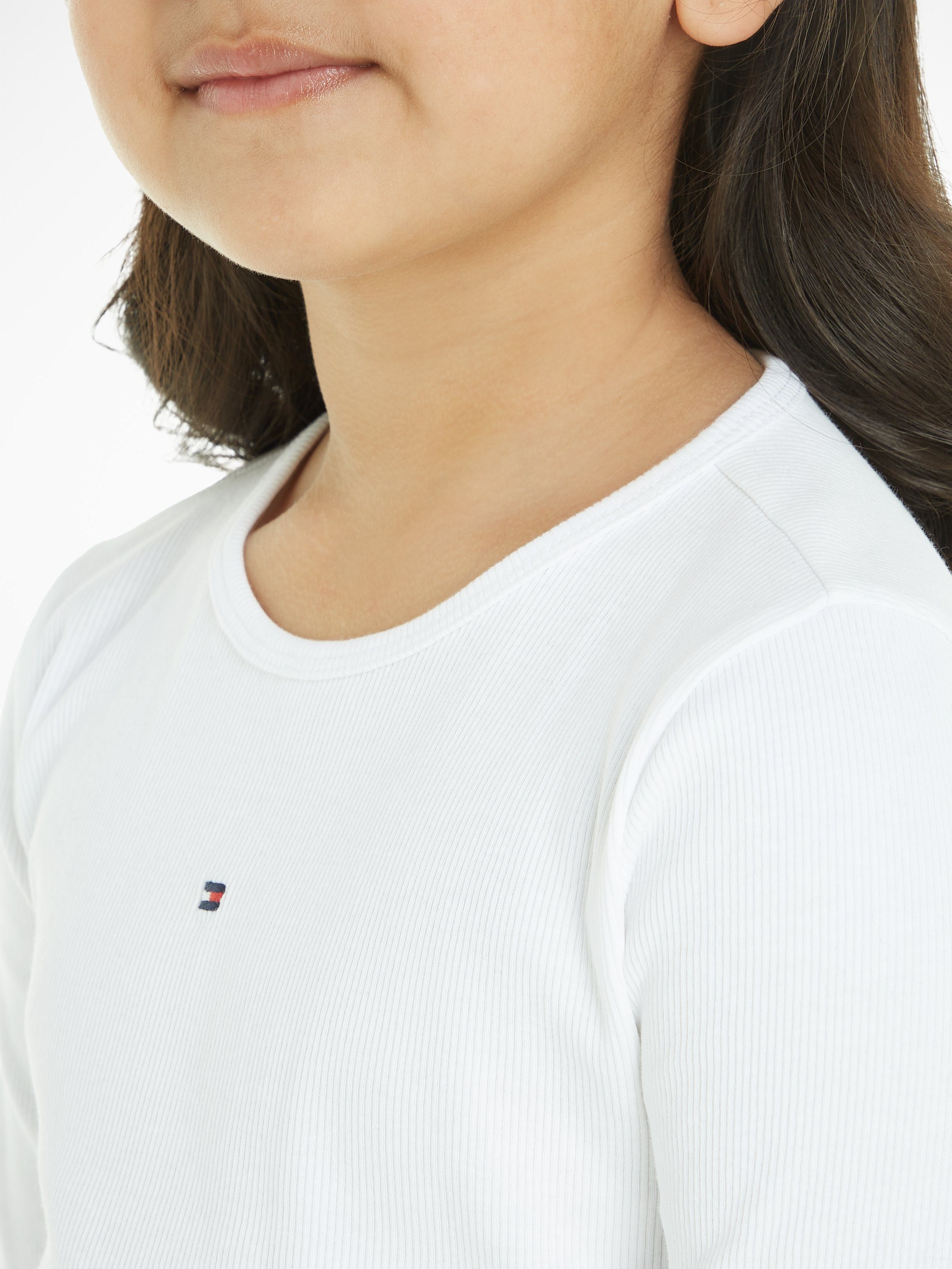 Tommy Hilfiger Shirt met lange mouwen ESSENTIAL RIB TOP L/S