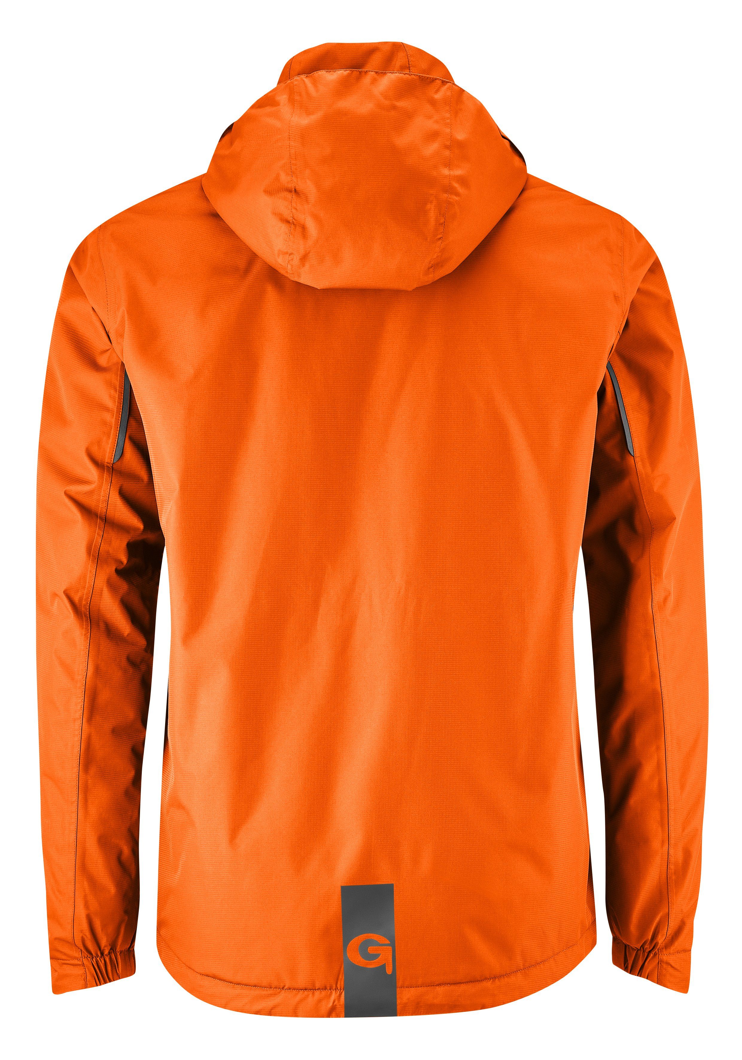 Gonso Fietsjack Save Jacket Therm M Herenregenjack wind- en waterdicht, fietsjack met capuchon