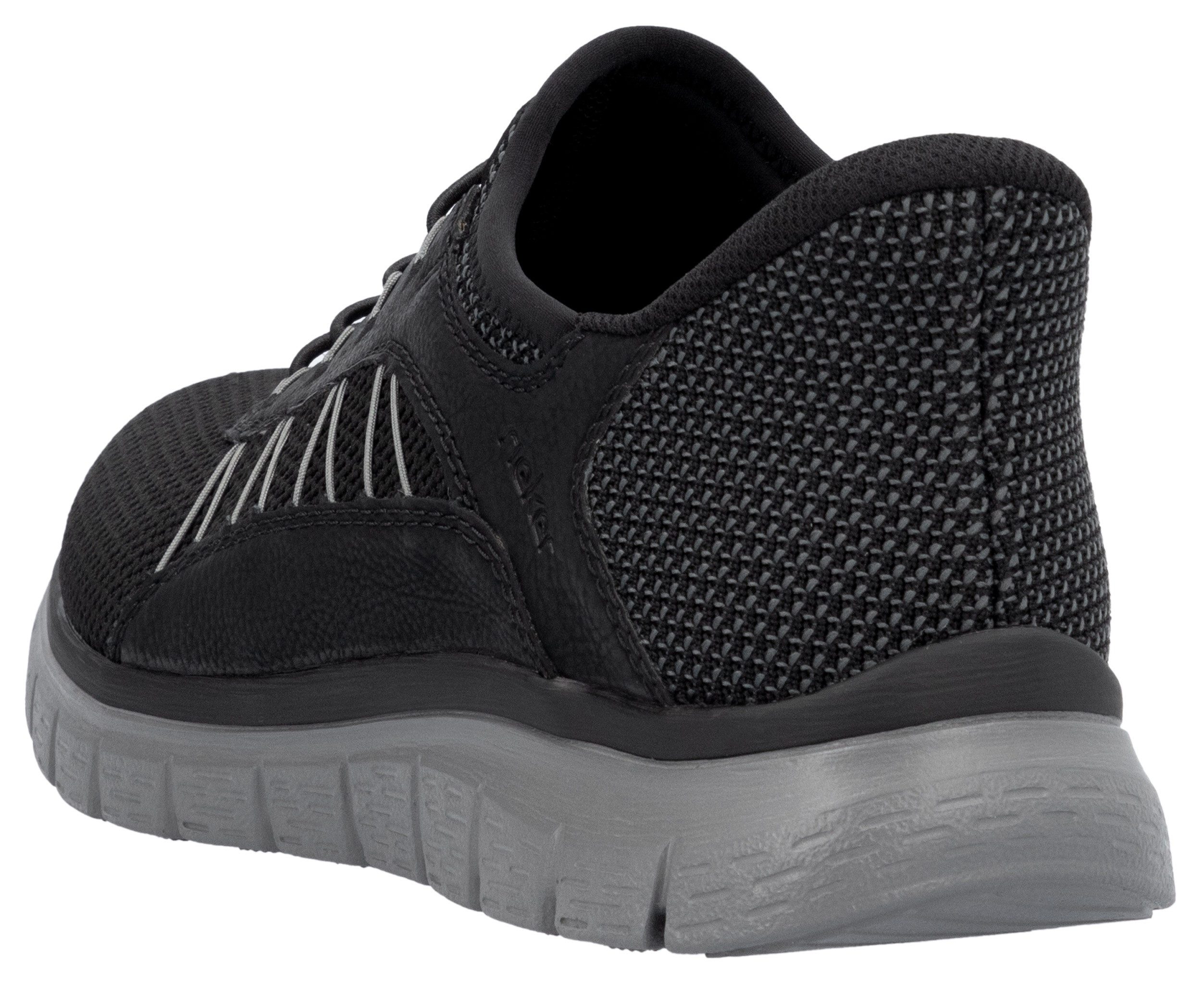Rieker Slip-on sneakers lage schoen, vrijetijdsschoen, instapschoen met elastiek