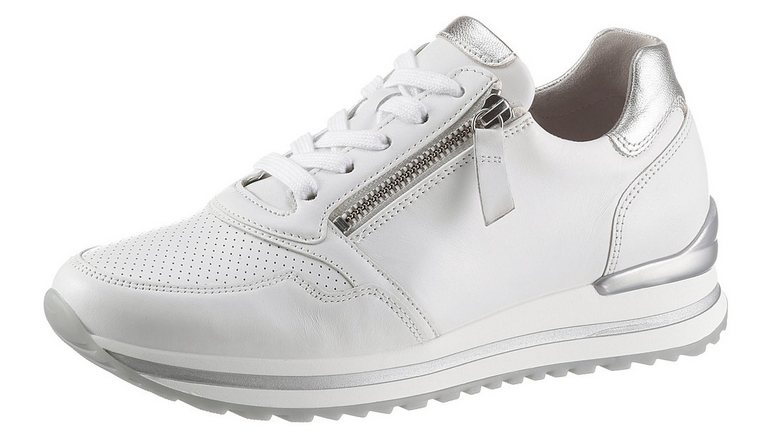 kopen verkrachting compact Gabor Sneakers met sleehak Turijn met zilverkleurige details snel online  gekocht | OTTO