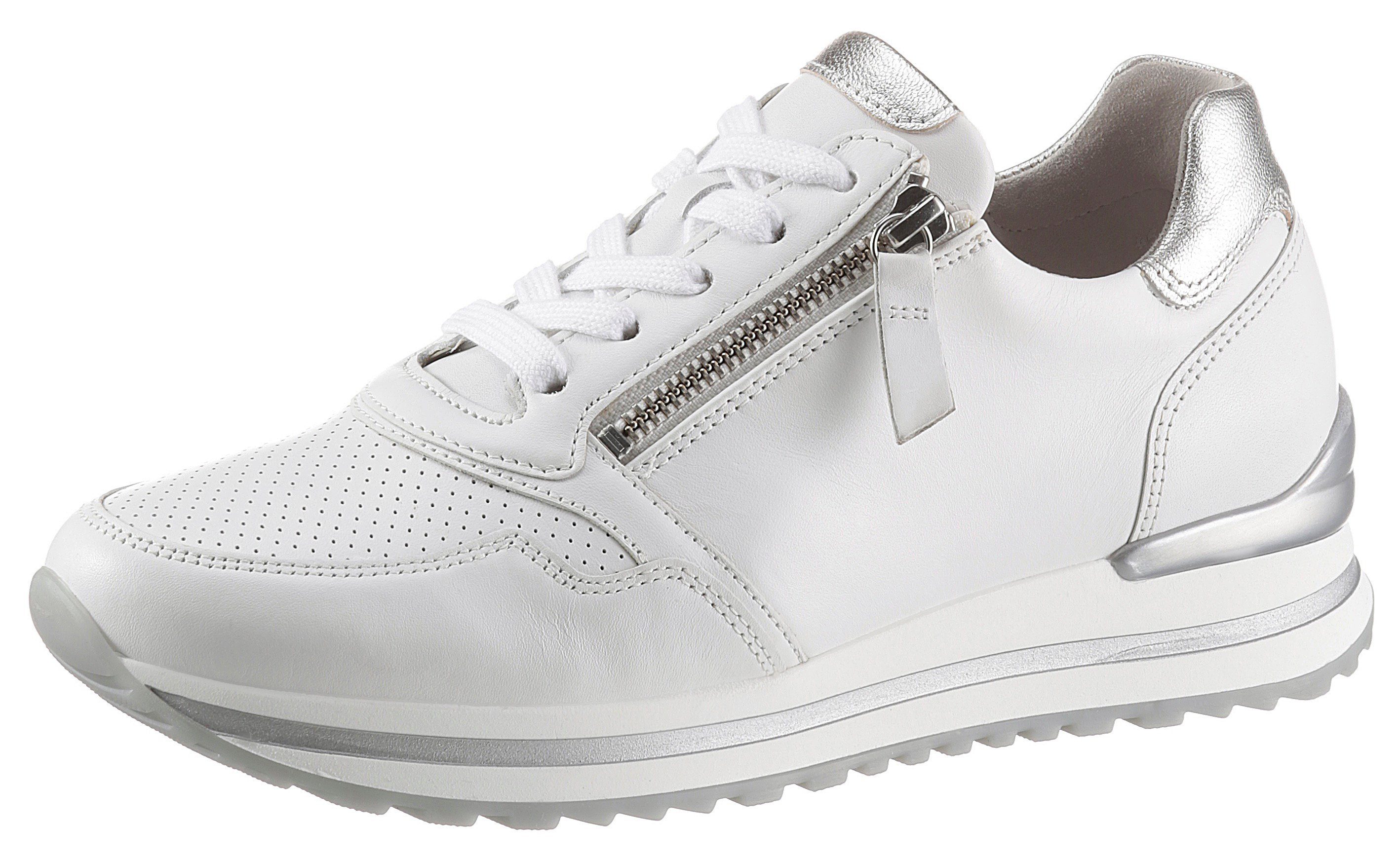 Gabor Sneakers met sleehak Turijn met zilverkleurige details