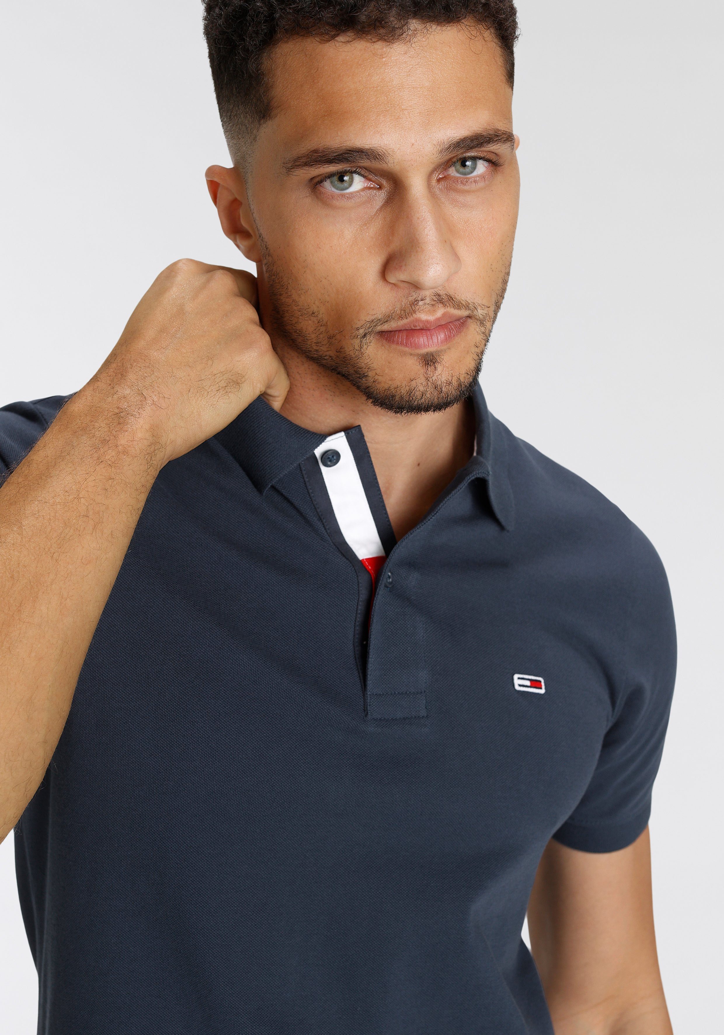 TOMMY JEANS Poloshirt TJM SLIM PLACKET POLO