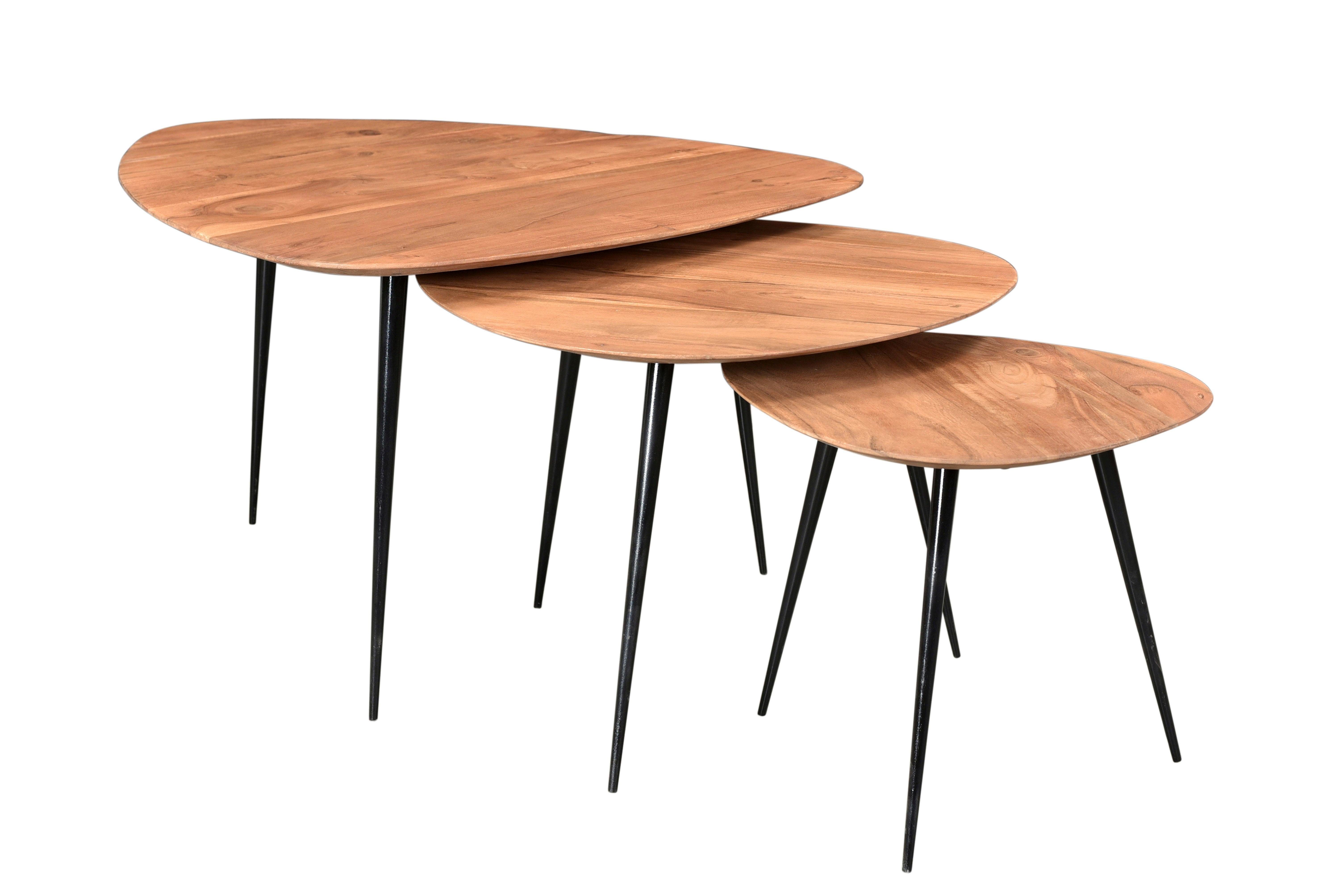 SIT Salontafel met massief acacia blad
