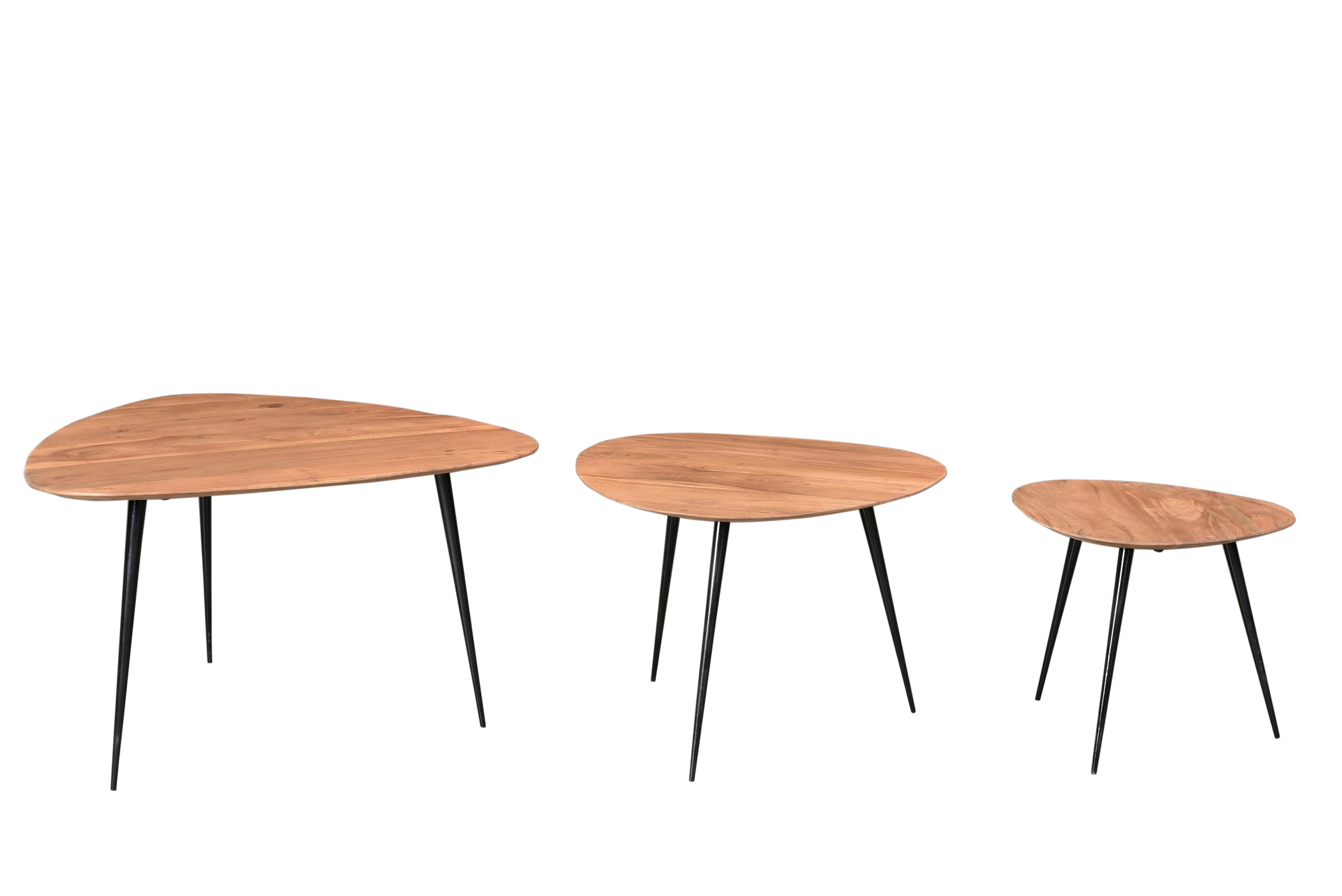 SIT Salontafel met massief acacia blad