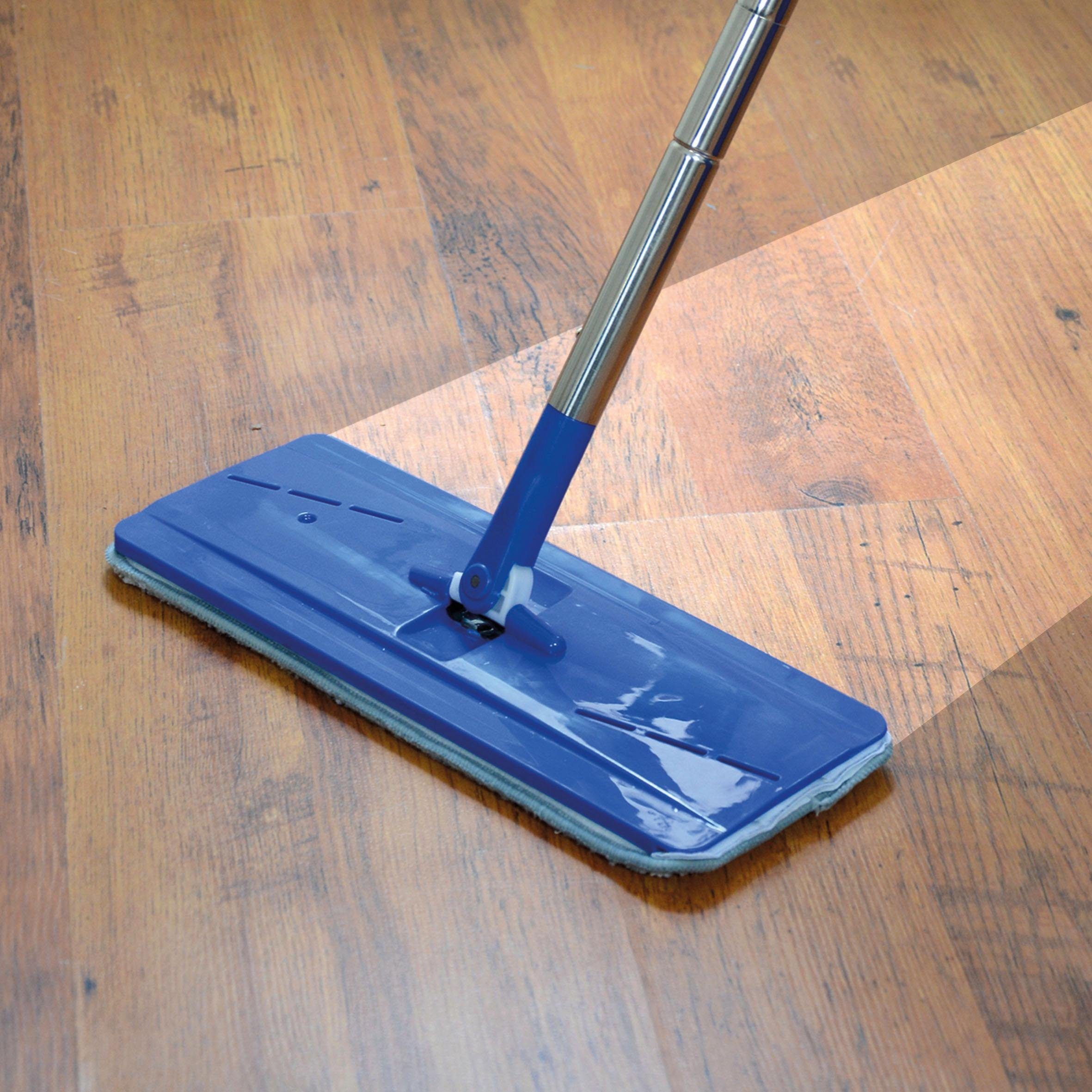 MediaShop Vloerwisserset Livington Touchless Mop inclusief dubbele emmer en microvezelpad, 2,7 liter