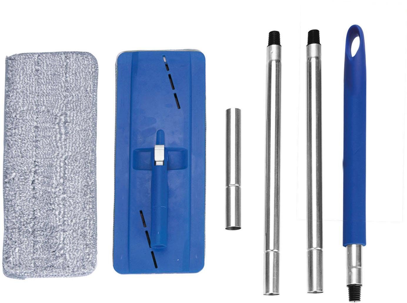 MediaShop Vloerwisserset Livington Touchless Mop inclusief dubbele emmer en microvezelpad, 2,7 liter