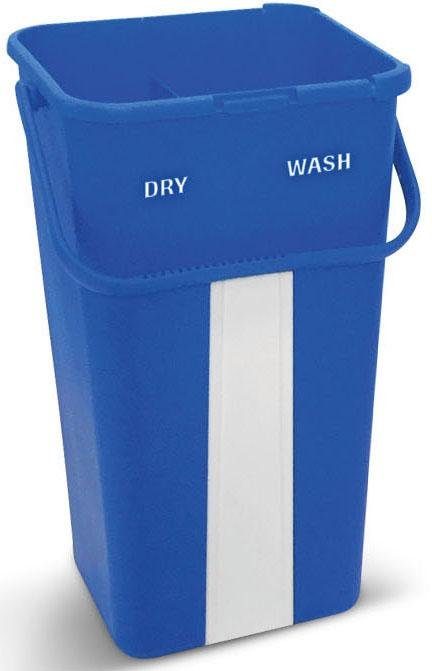 MediaShop Vloerwisserset Livington Touchless Mop inclusief dubbele emmer en microvezelpad, 2,7 liter