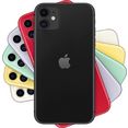 apple smartphone iphone 11, 64 gb, zonder stroom-adapter en hoofdtelefoon zwart