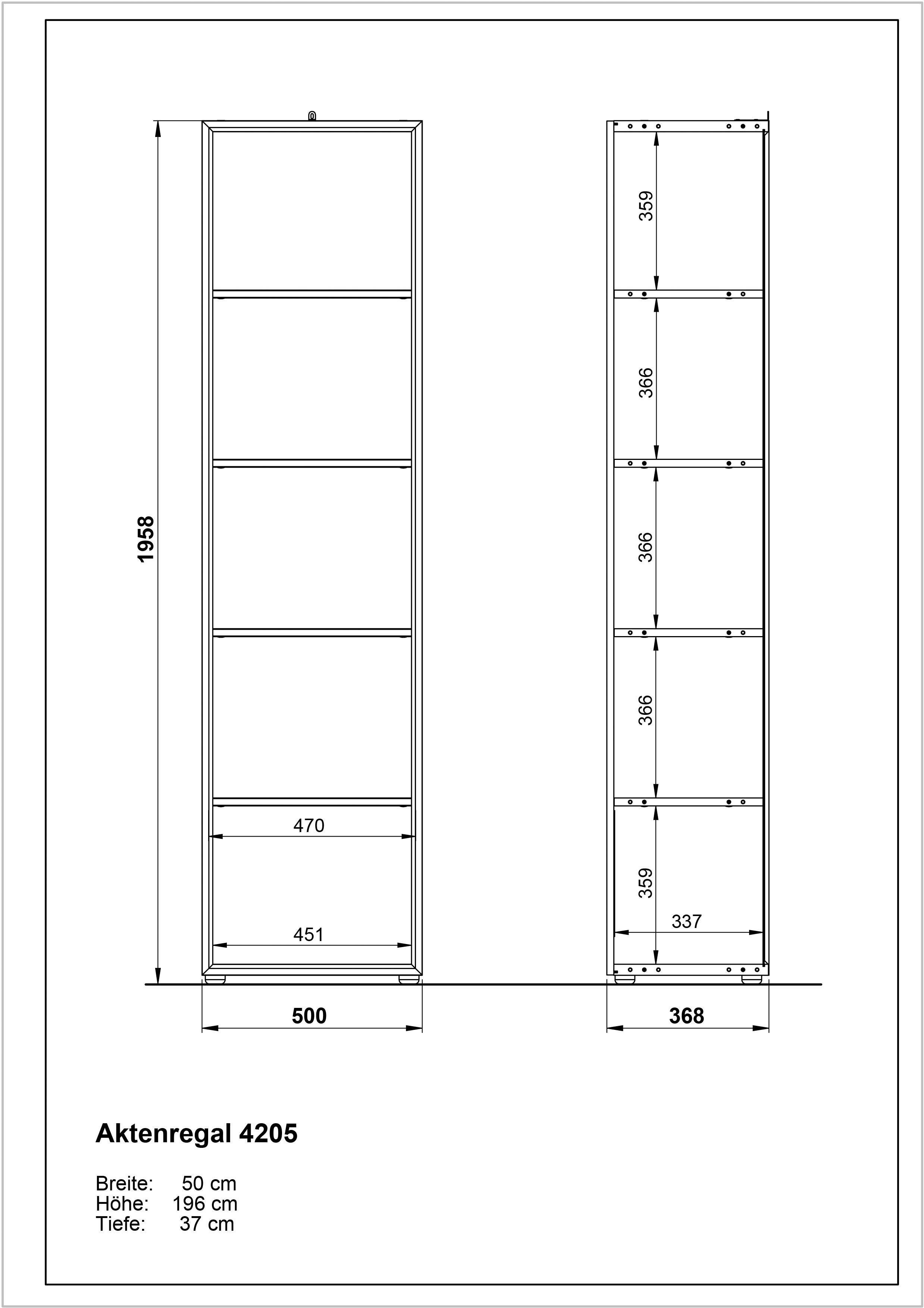 GERMANIA Kantoormeubelset GW-Monteria (set, 8-delig)