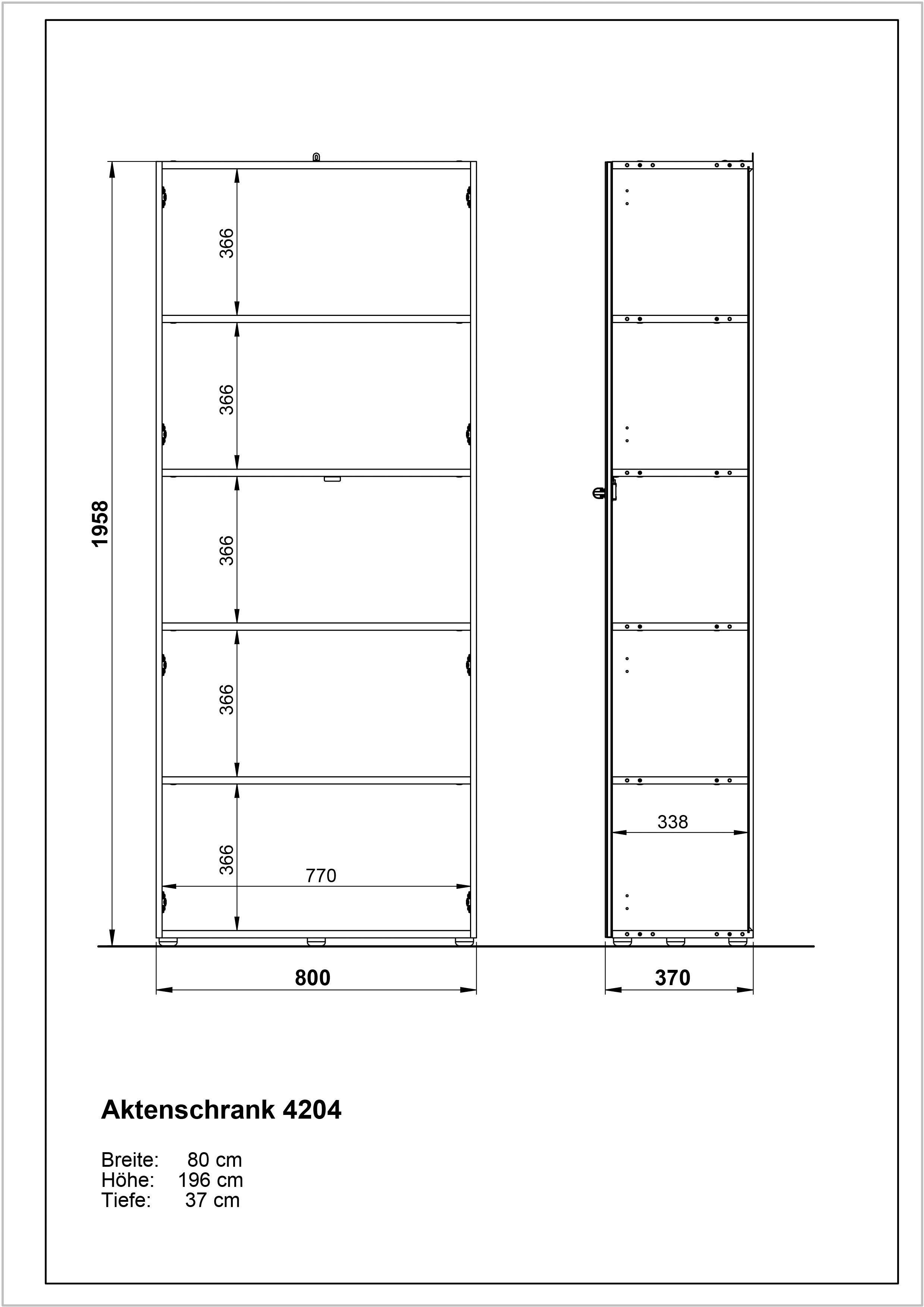 GERMANIA Kantoormeubelset GW-Monteria (set, 8-delig)