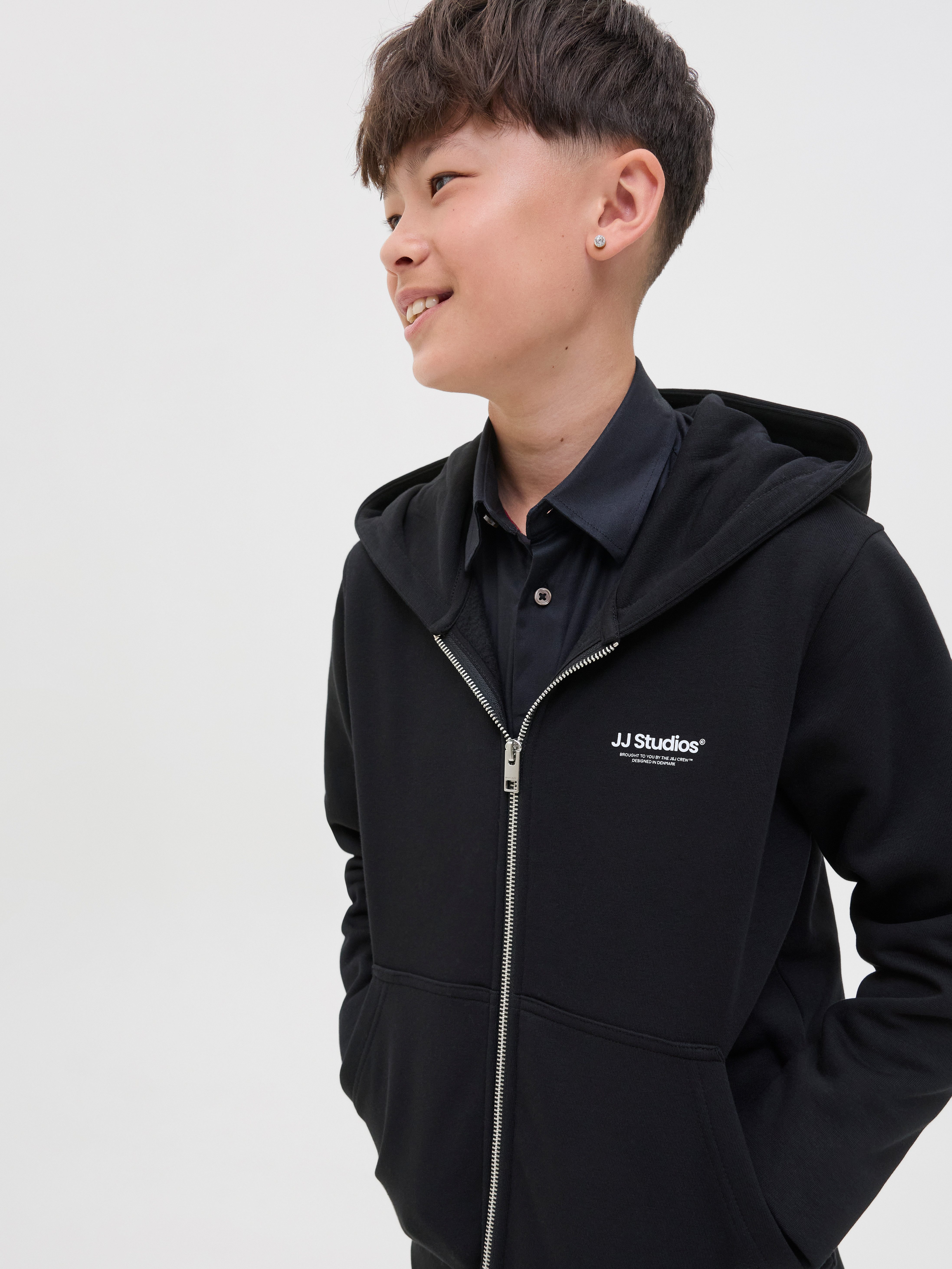 Jack & Jones Junior Hoodie JJESOHO SWEAT ZIP HOOD NOOS JNR