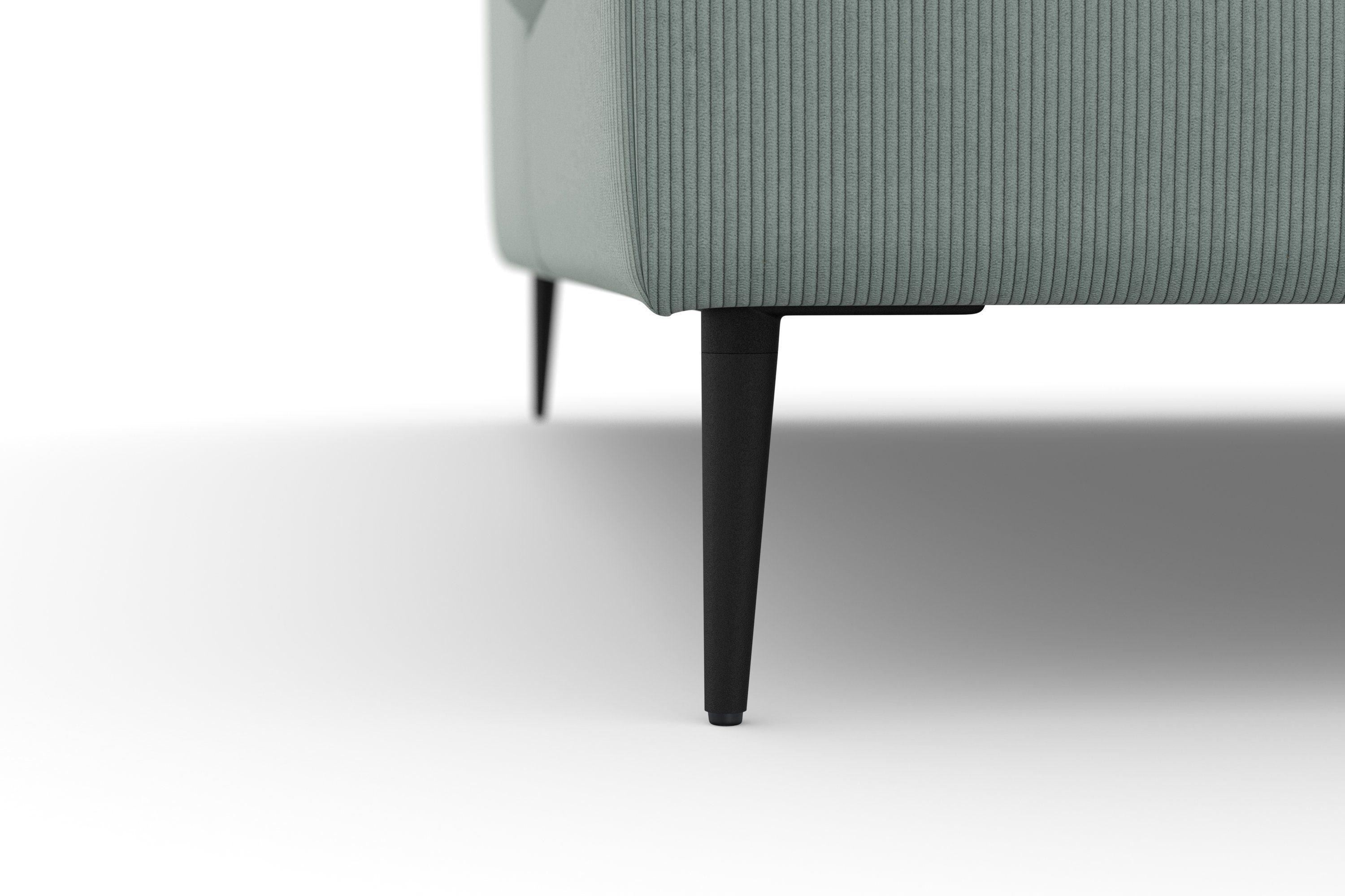 DOMO collection Zithoek Modica U-vorm XXL, in een moderne look met 2 royale récamiers, ook in cord