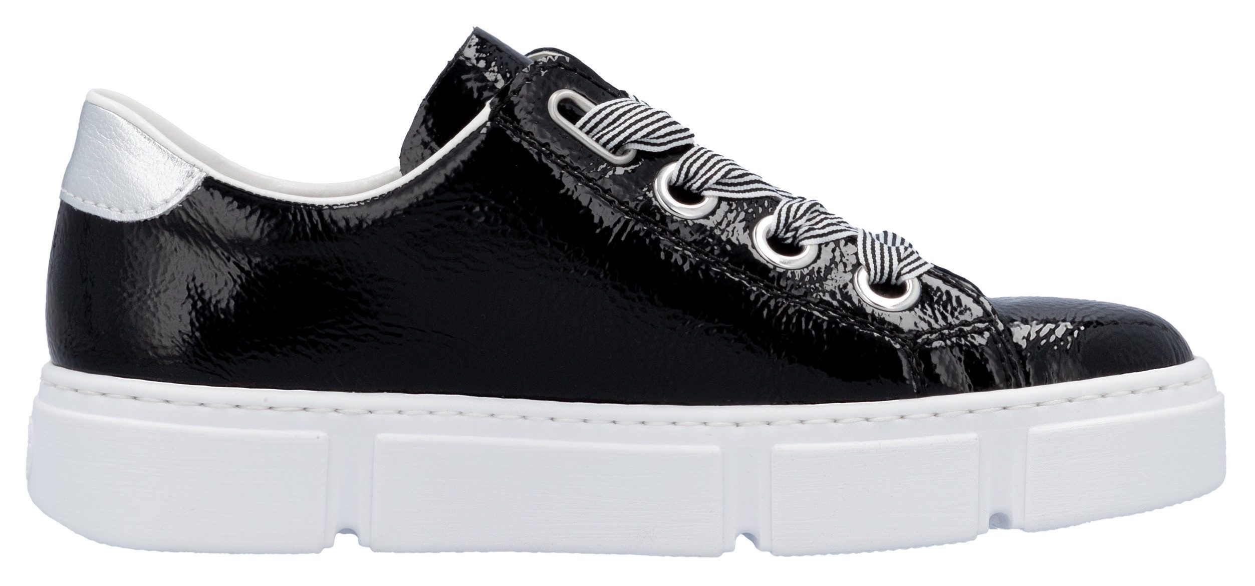 Rieker Sneakers met trendy veters, vrijetijdsschoen, lage schoen, veterschoen