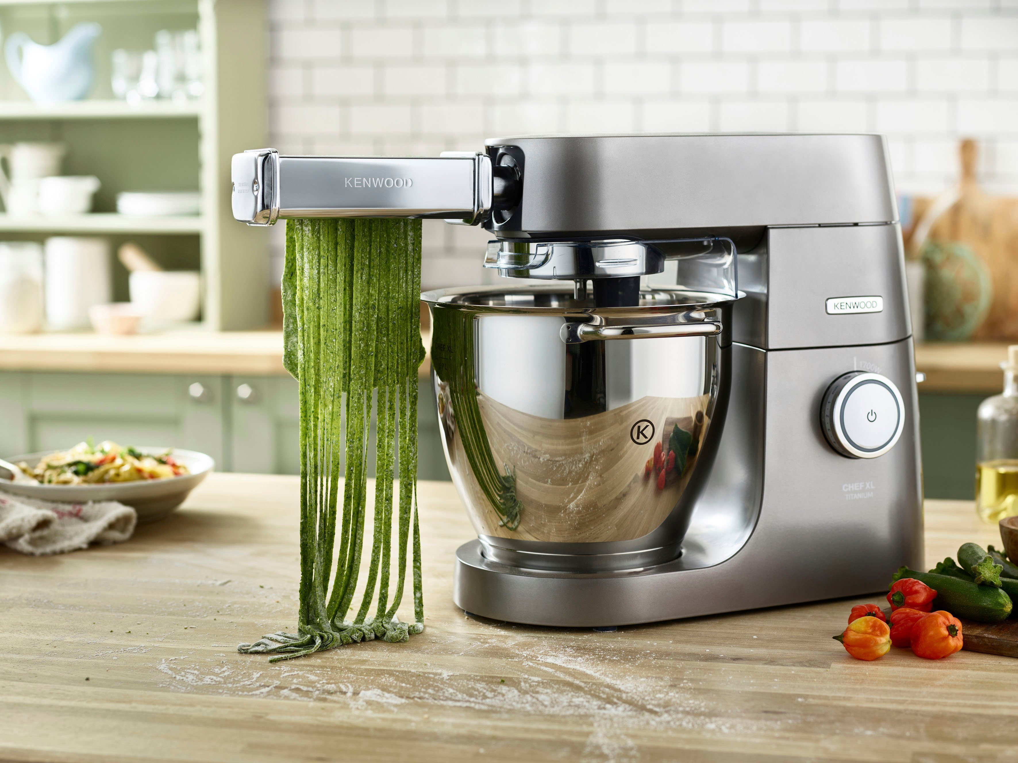 KENWOOD Snijopzetstuk KAX981ME Pastasnijder-opzetstuk Fettucine