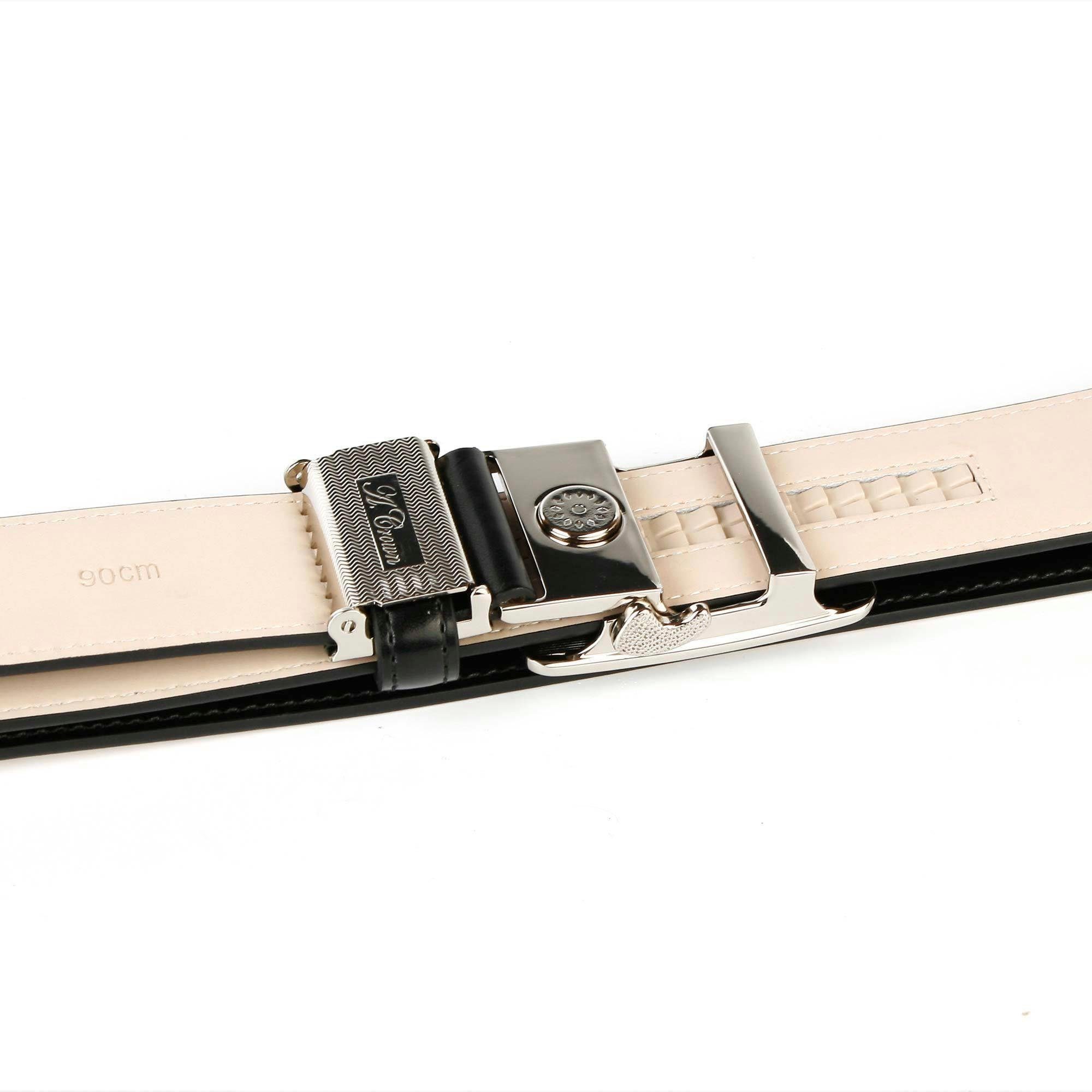 Anthoni Crown Leren riem voor blauwe schoenen met geperforeerd leer