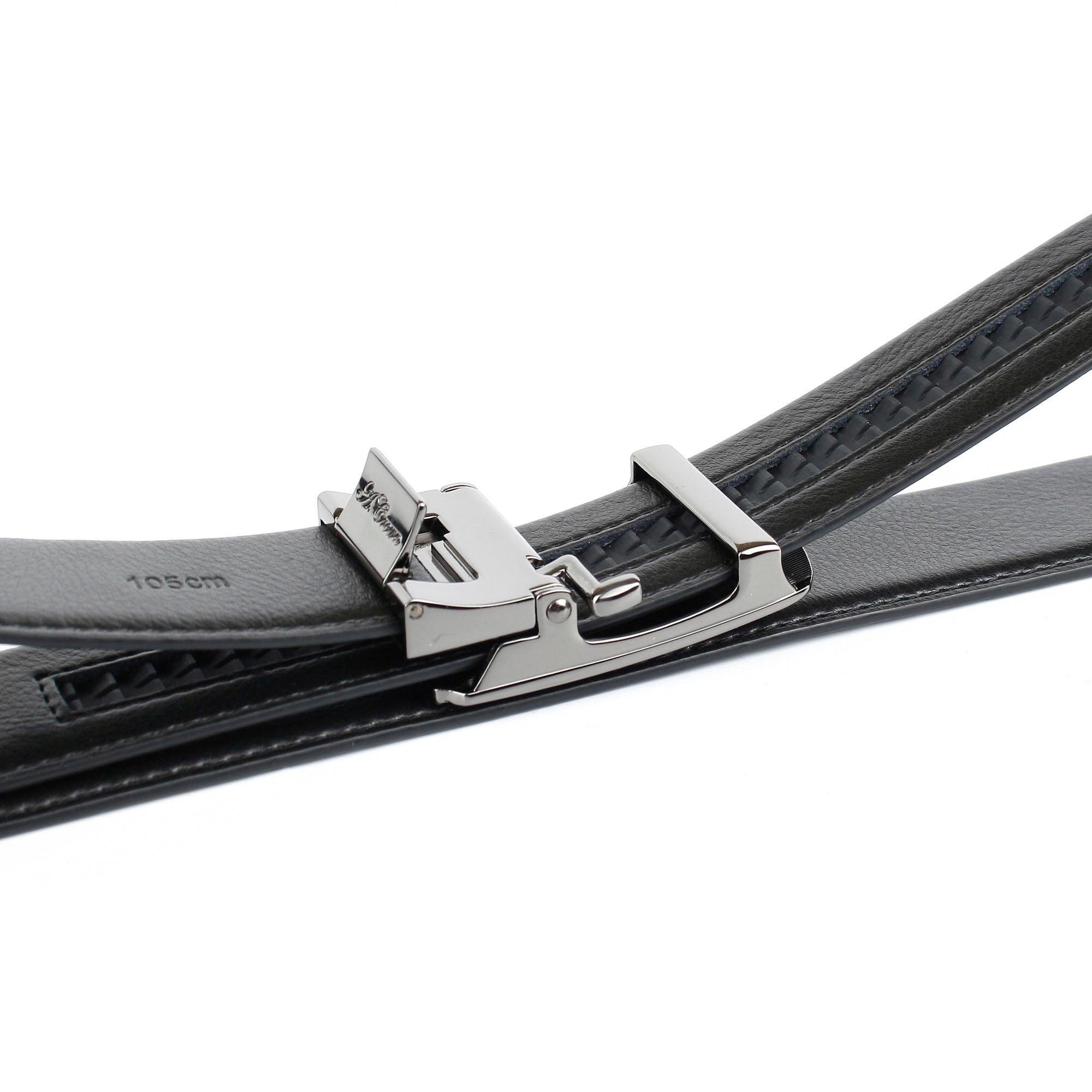 Anthoni Crown Leren riem met unieke sluittechniek