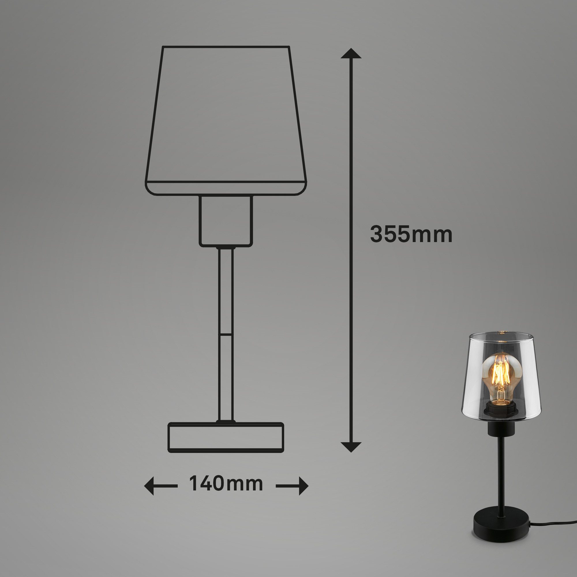 Briloner Leuchten Tafellamp FUMI