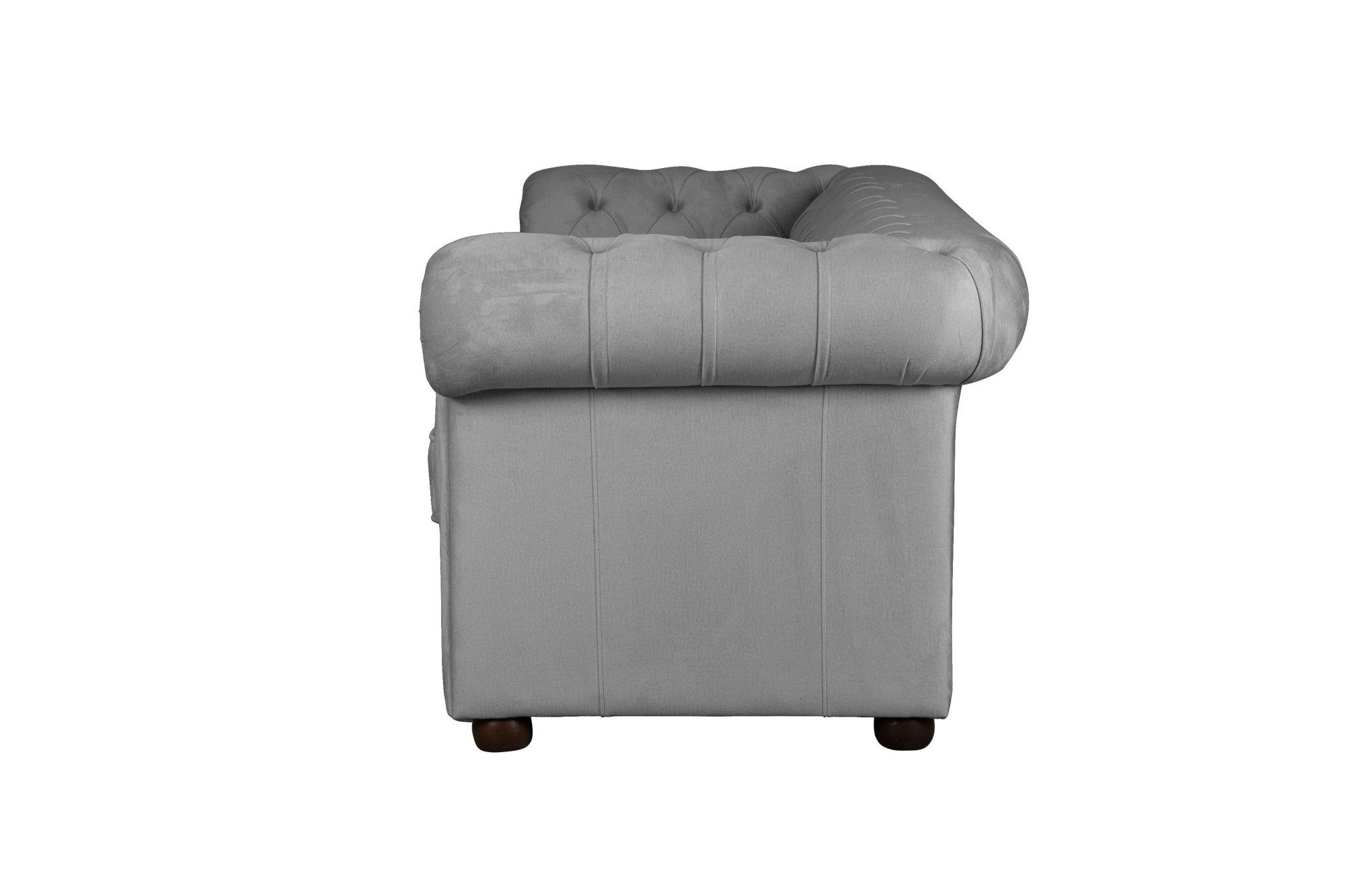 Home affaire 2-zitsbank CHARENTE, Chesterfield bank, golfvering, afmetingen: B/D/H: 147/89/74 cm