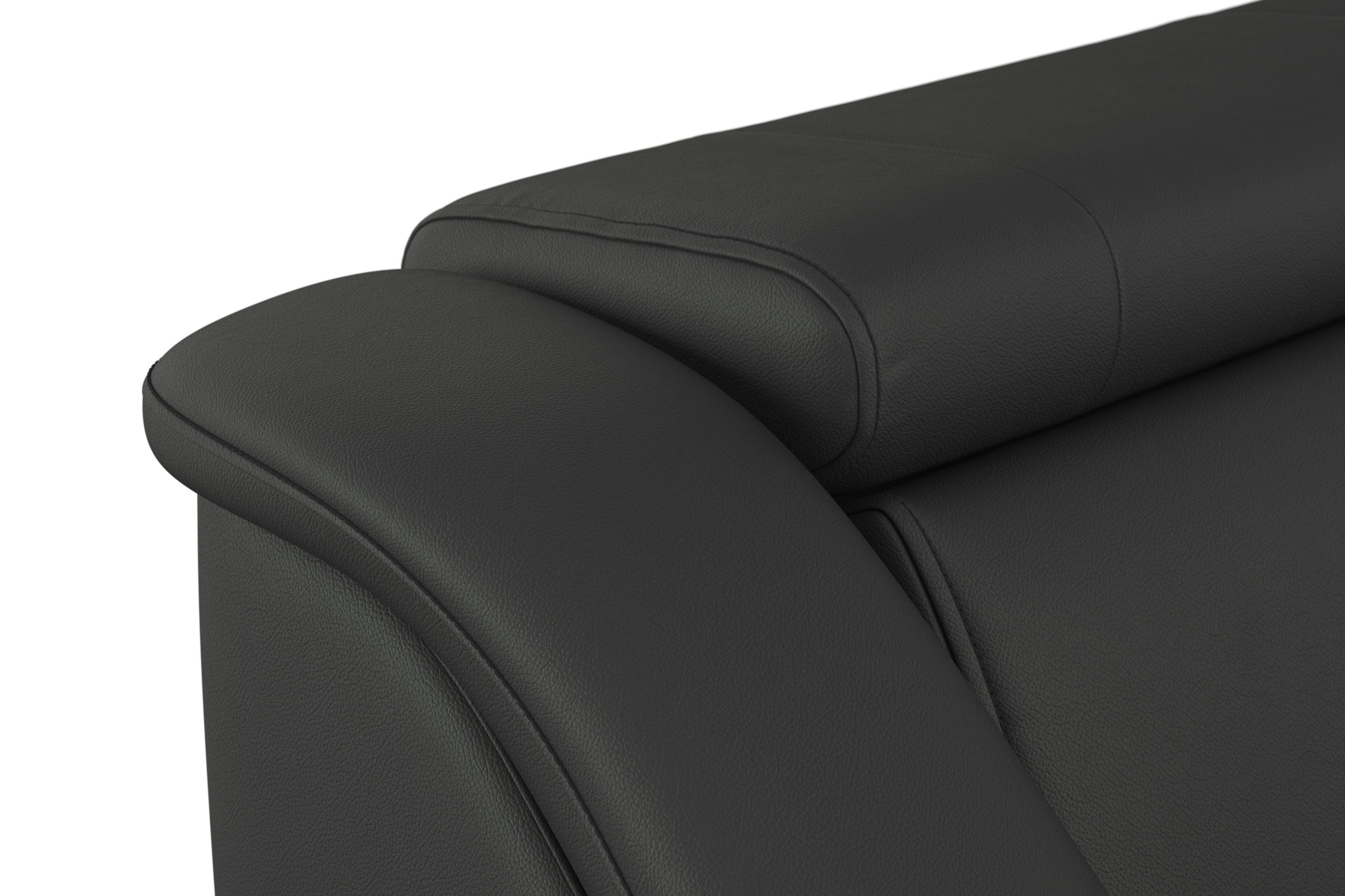sit&more Hoekbank Freetown L-vorm met verstelbare hoofdsteun en comfortabele binnenvering