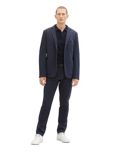 Tom Tailor Chino met een stijlvolle structuur (2-delig, Inclusief ceintuur)