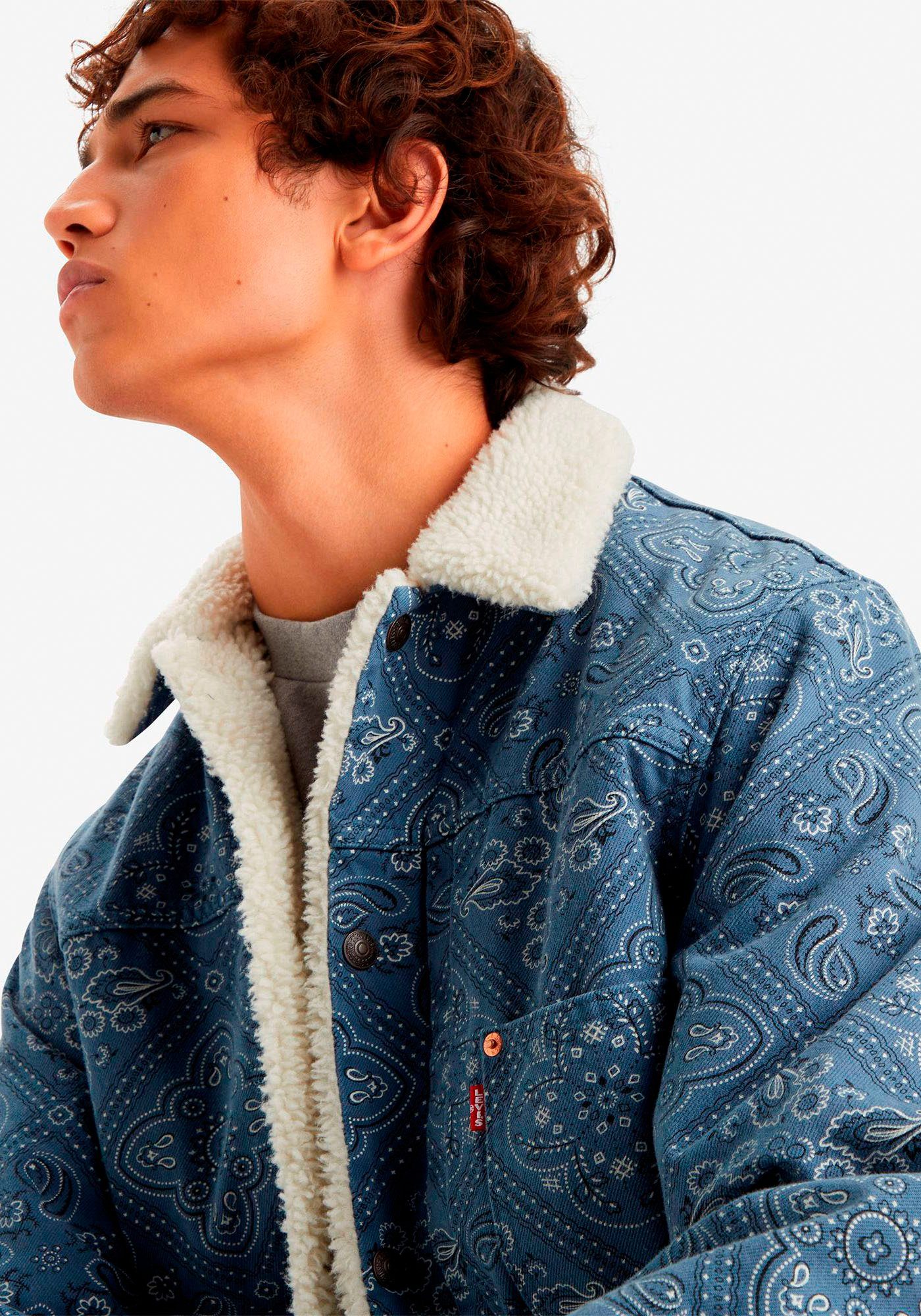 Levi's® Jeansjack TYPE 1 SHERPA TRUCKER BLUES