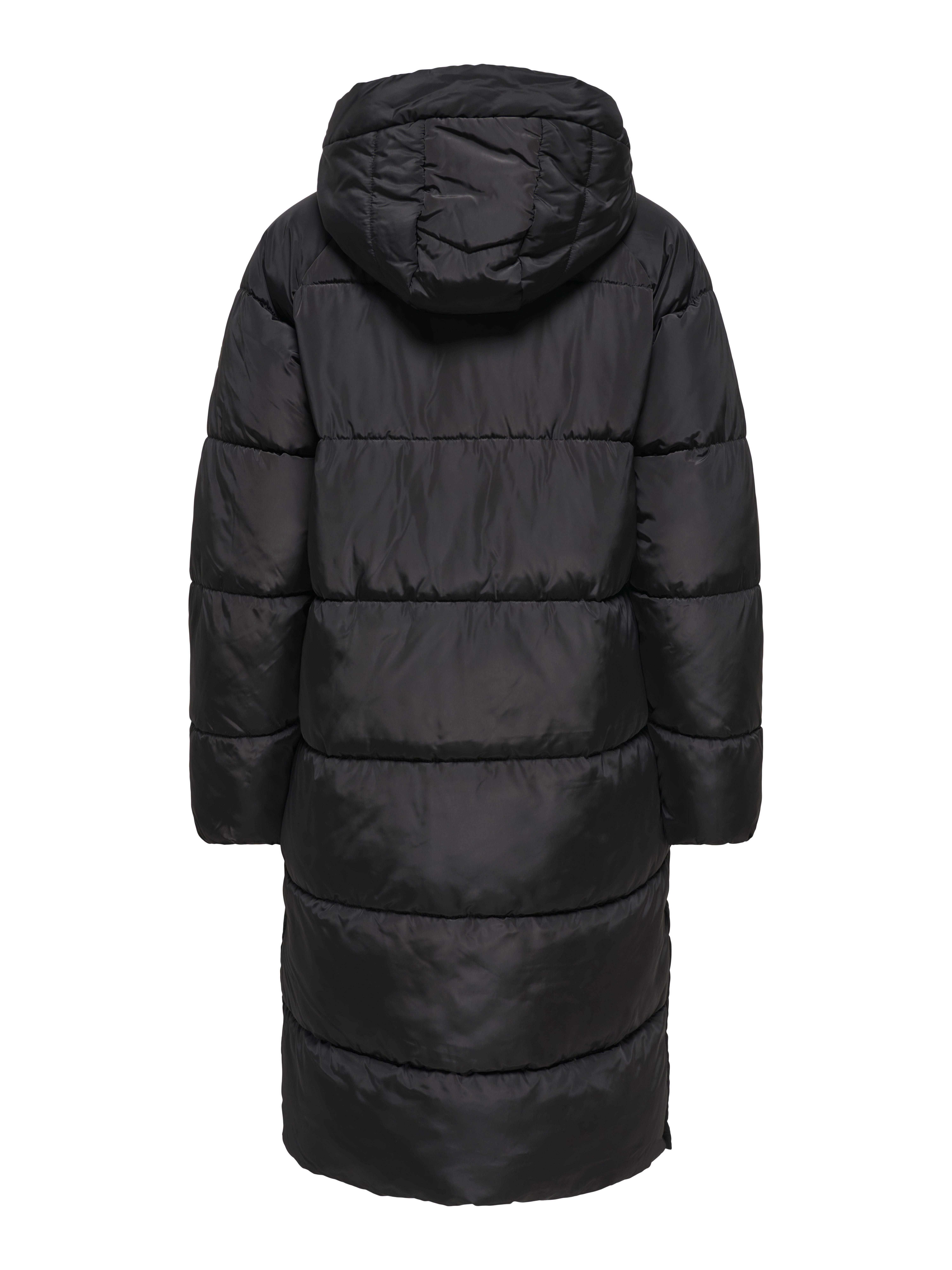 Only Gewatteerde jas ONLAMAND – Lange puffercoat met 2-weg-ritssluiting