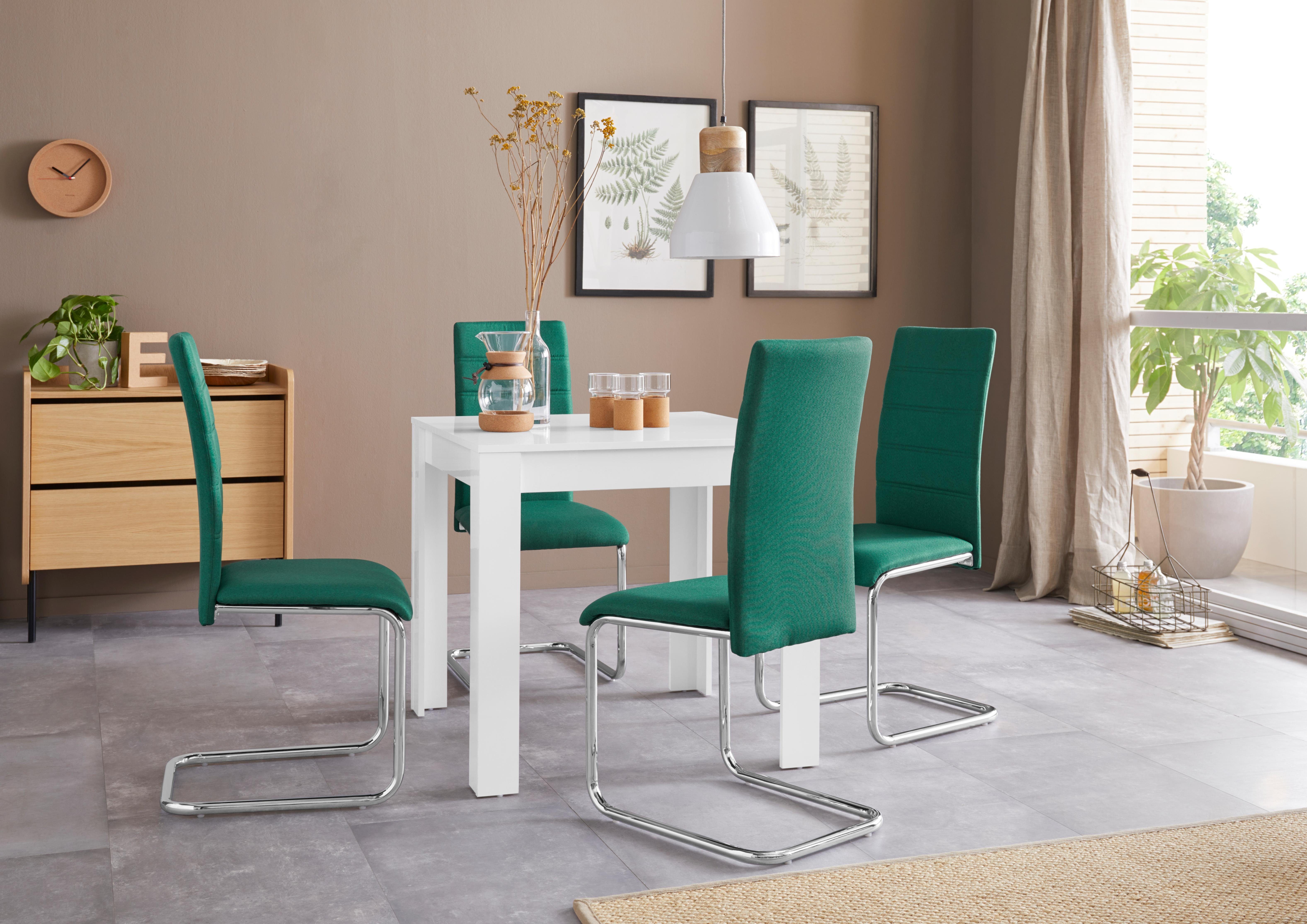 INOSIGN Eettafel Meigh, TOPSELLER! van houtmateriaal in hoogglans, breedte 80 of 120 cm