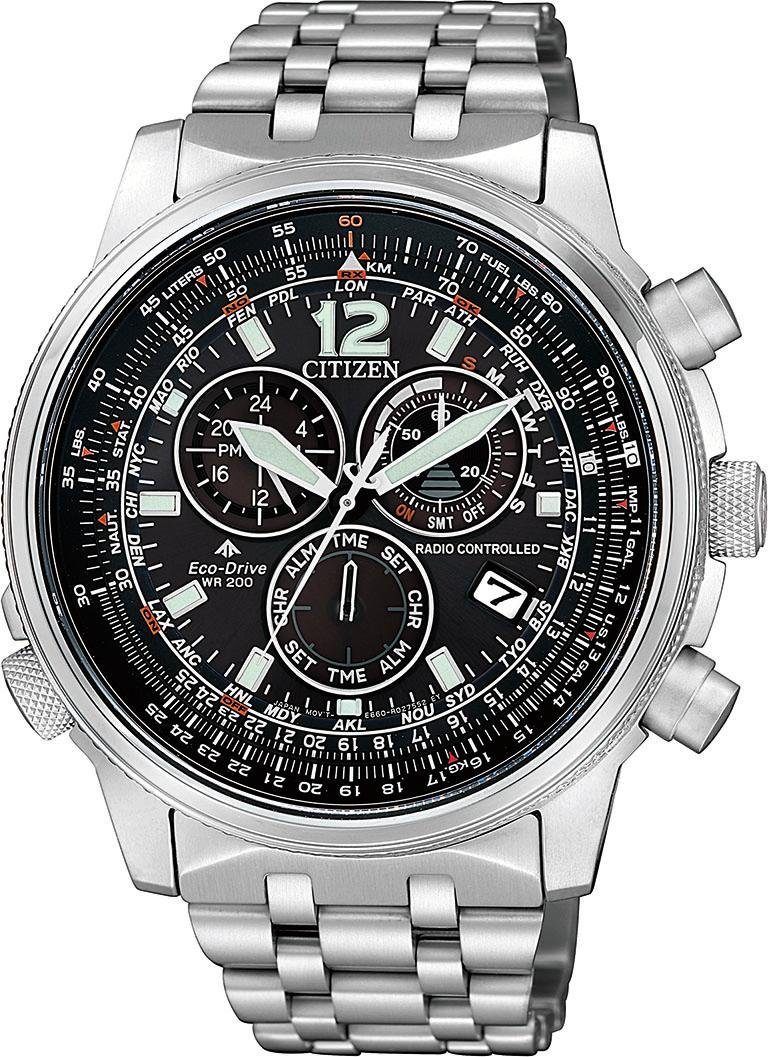 Citizen Radiografische chronograaf CB5860-86E Polshorloge, herenhorloge, solar, stopwatchfunctie, tot 20 bar waterdicht