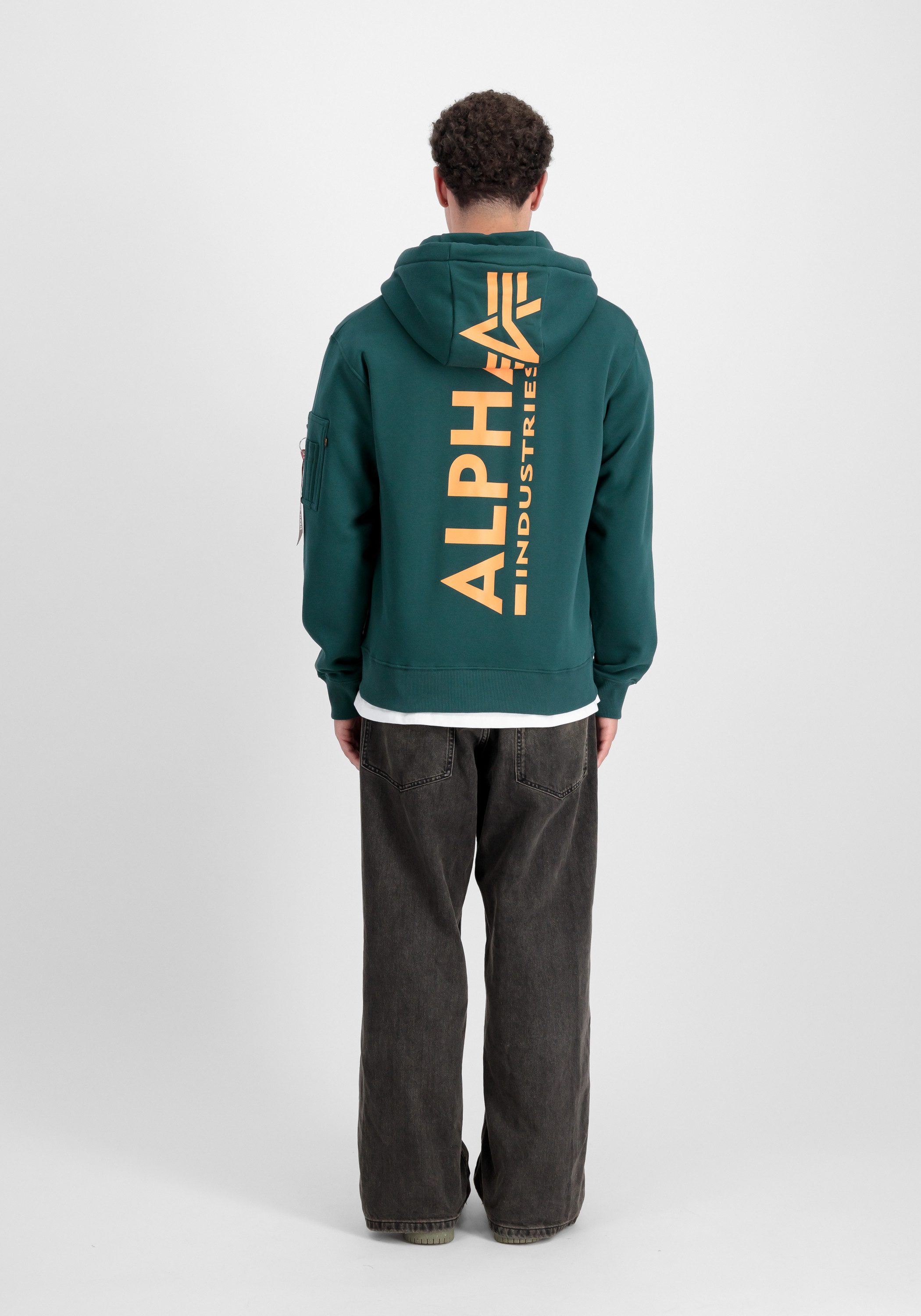 Alpha Industries Hoodie Alpha Industries Men - Hoodies Back Print Zip Hoodie