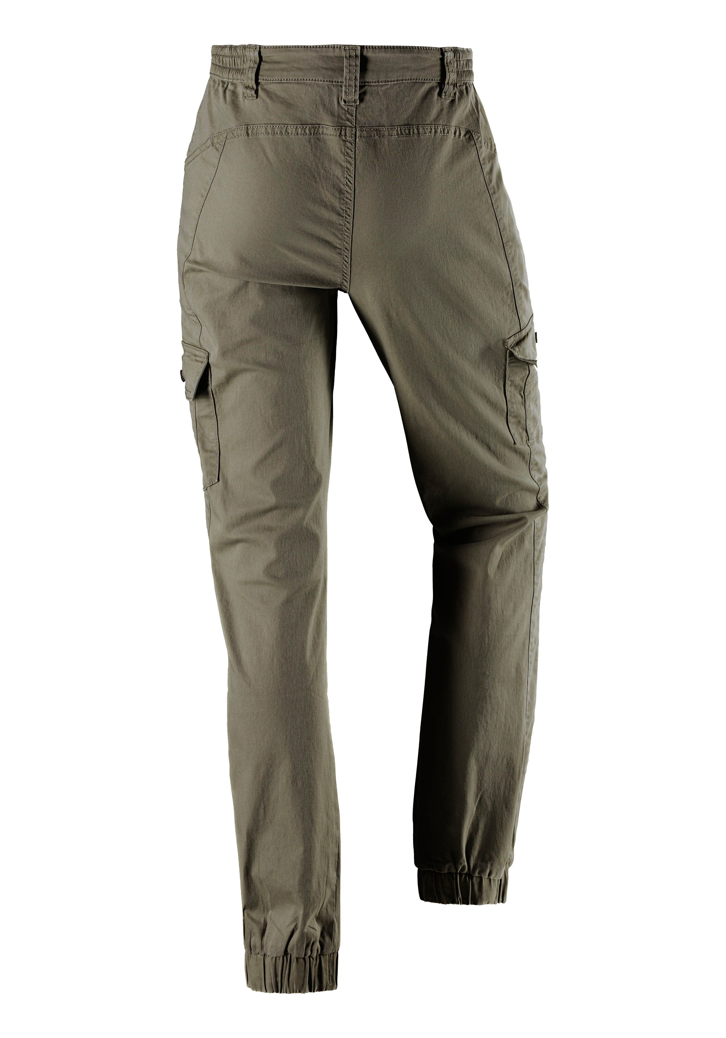 vivance active Trekkingbroek Cargo Jeans Optik Katoenmix met cargozakken