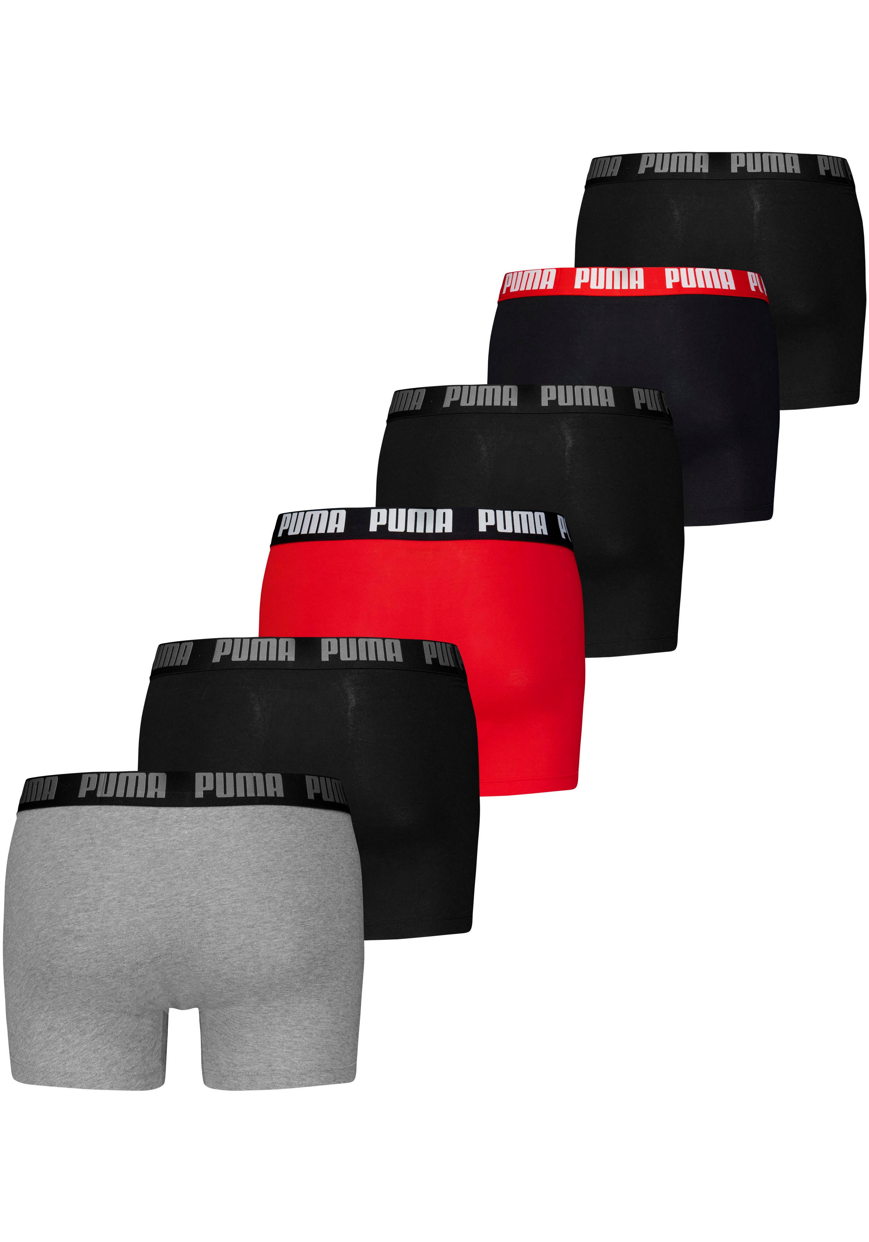 PUMA Boxershort PUMA MEN EVERYDAY BOXER 6P ECOM (Set van 6)