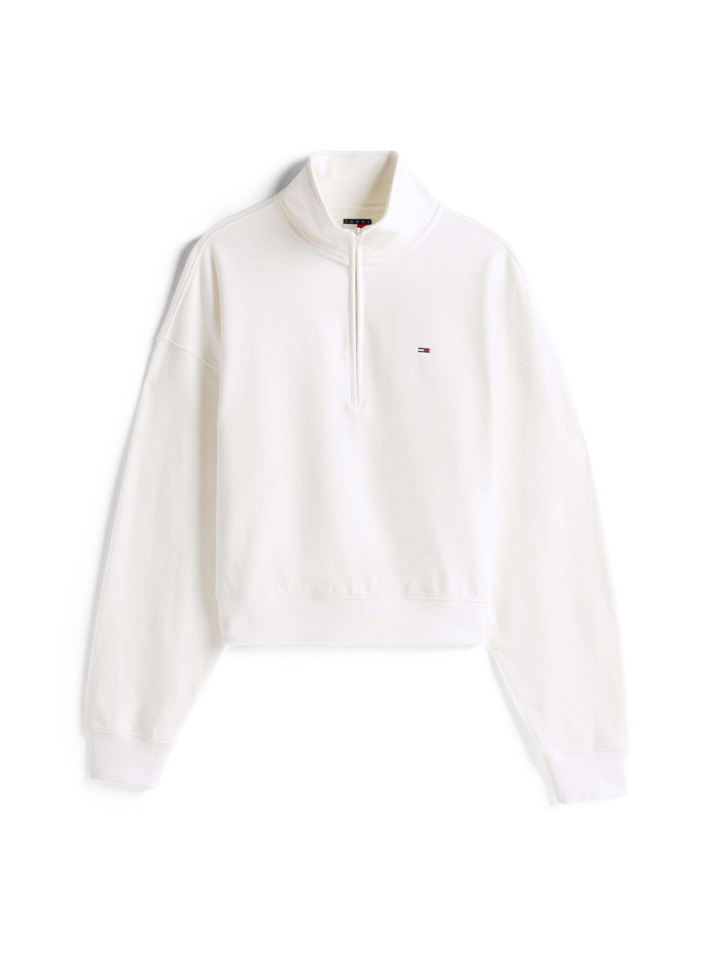 TOMMY JEANS Sweatshirt TJW BXY S-FLAG 1/4 ZIP