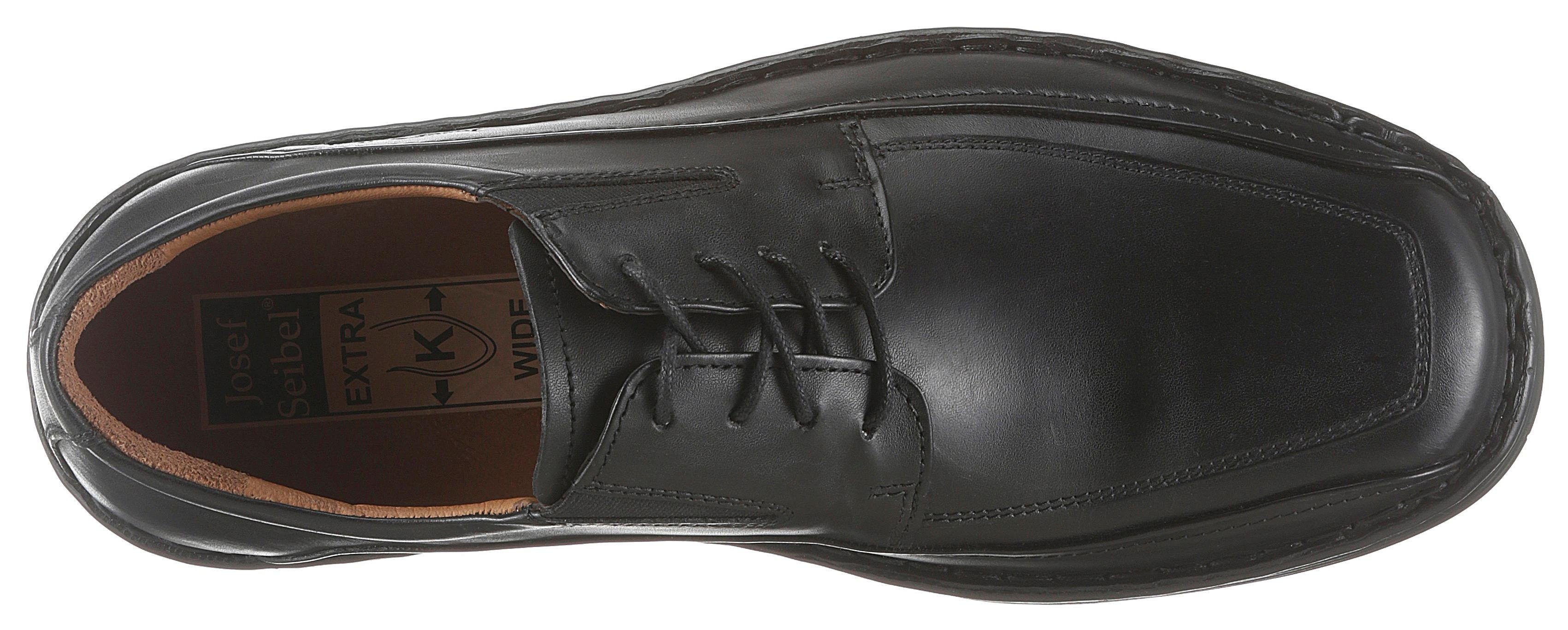 Josef Seibel Veterschoenen Brian in brede vorm, vrijetijdsschoen, lage schoen, veterschoen