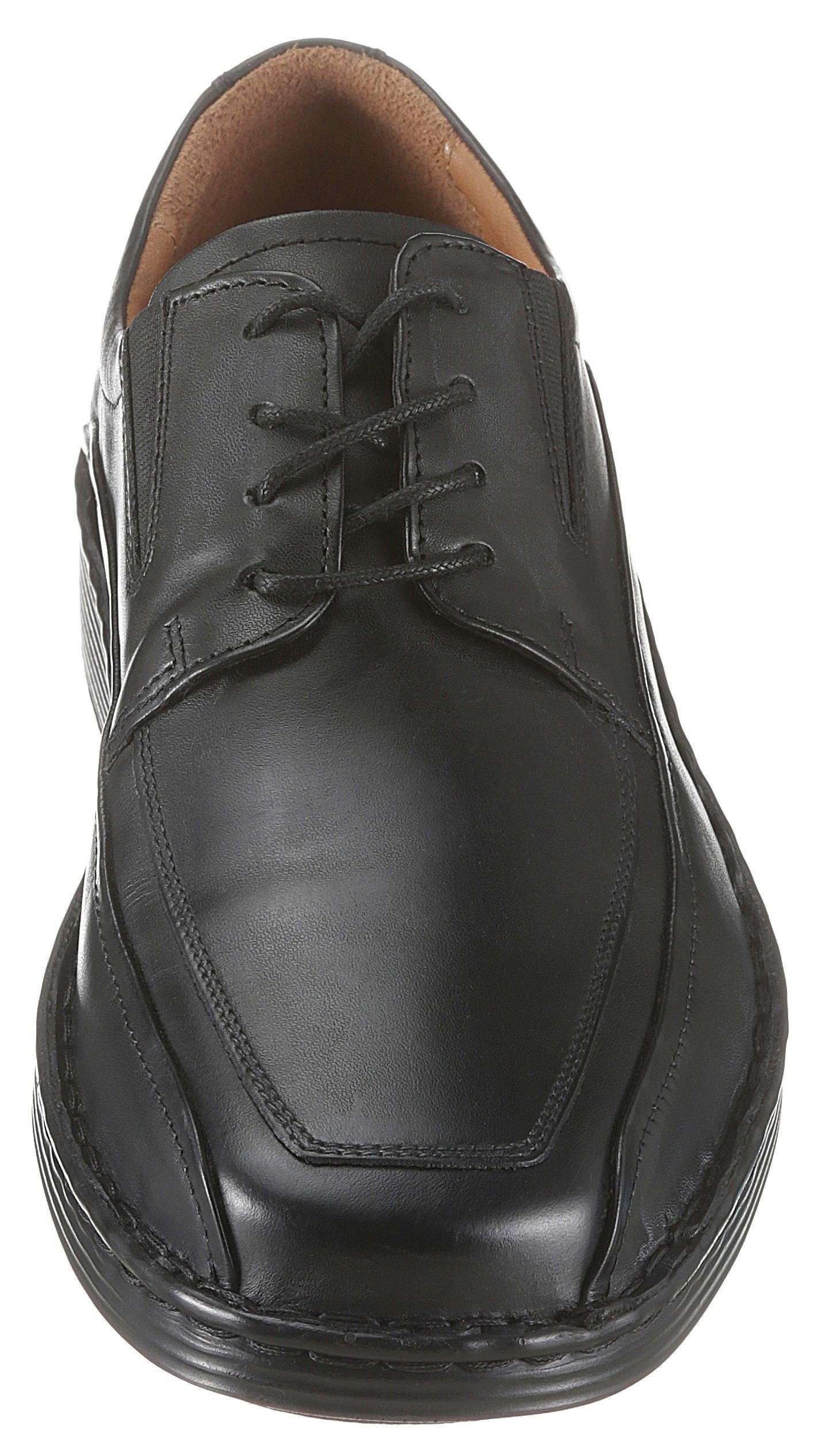 Josef Seibel Veterschoenen Brian in brede vorm, vrijetijdsschoen, lage schoen, veterschoen