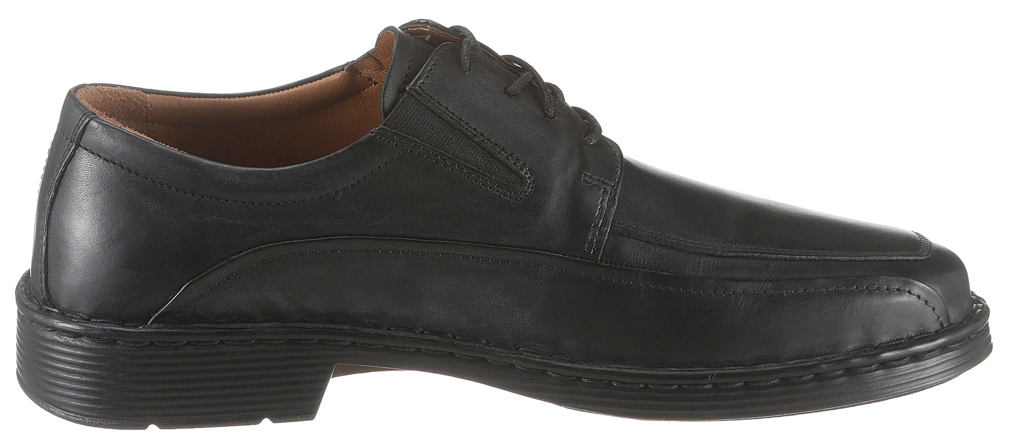 Josef Seibel Veterschoenen Brian in brede vorm, vrijetijdsschoen, lage schoen, veterschoen