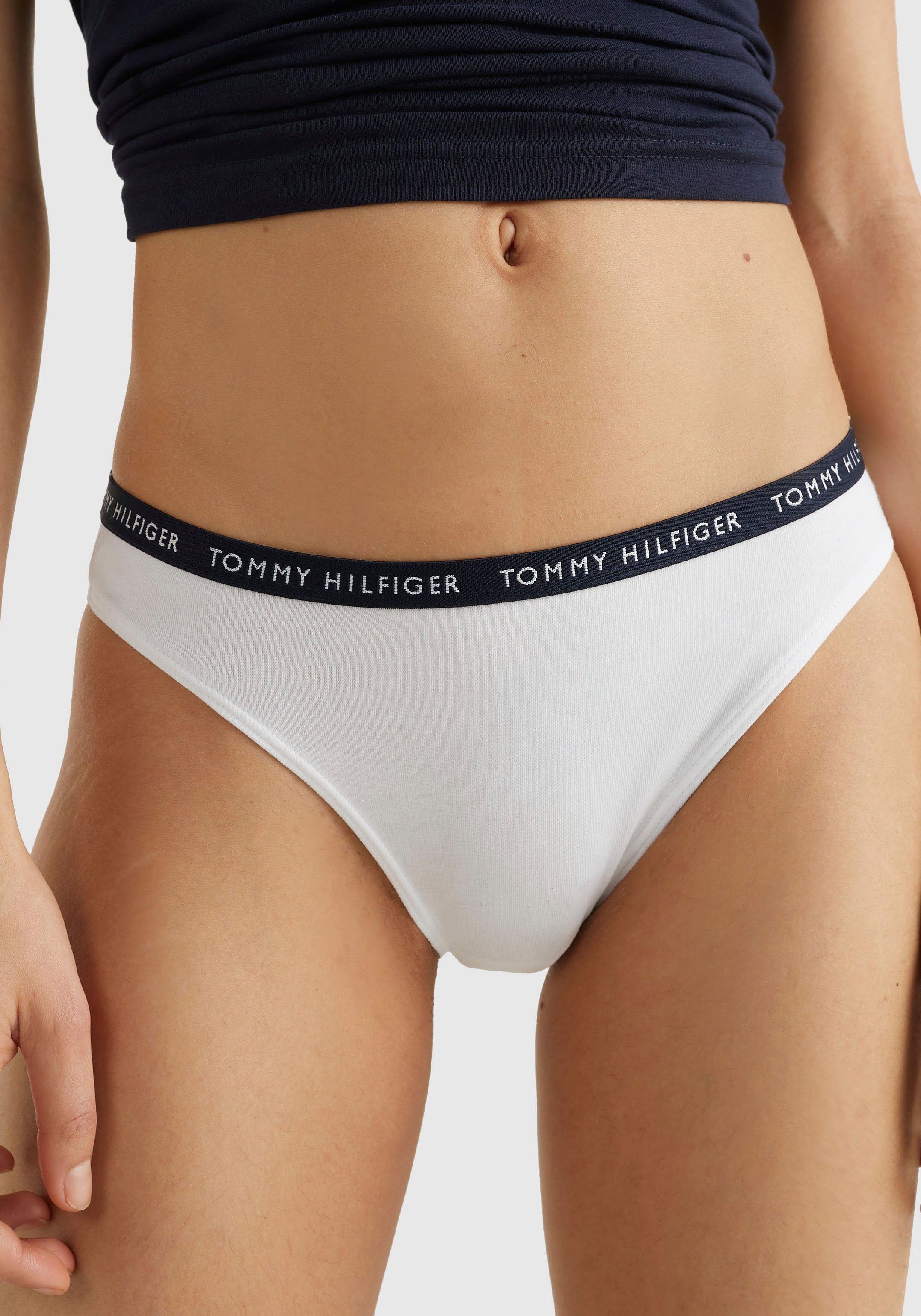Tommy Hilfiger Underwear Bikinibroekje met smalle logoboord (3 stuks)