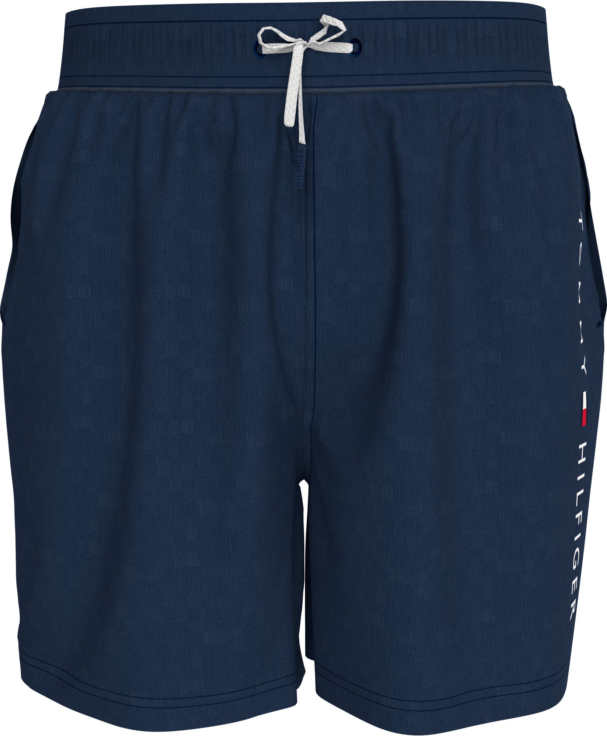 Tommy Hilfiger Swimwear Zwemshort MEDIUM DRAWSTRING met een logo-opschrift