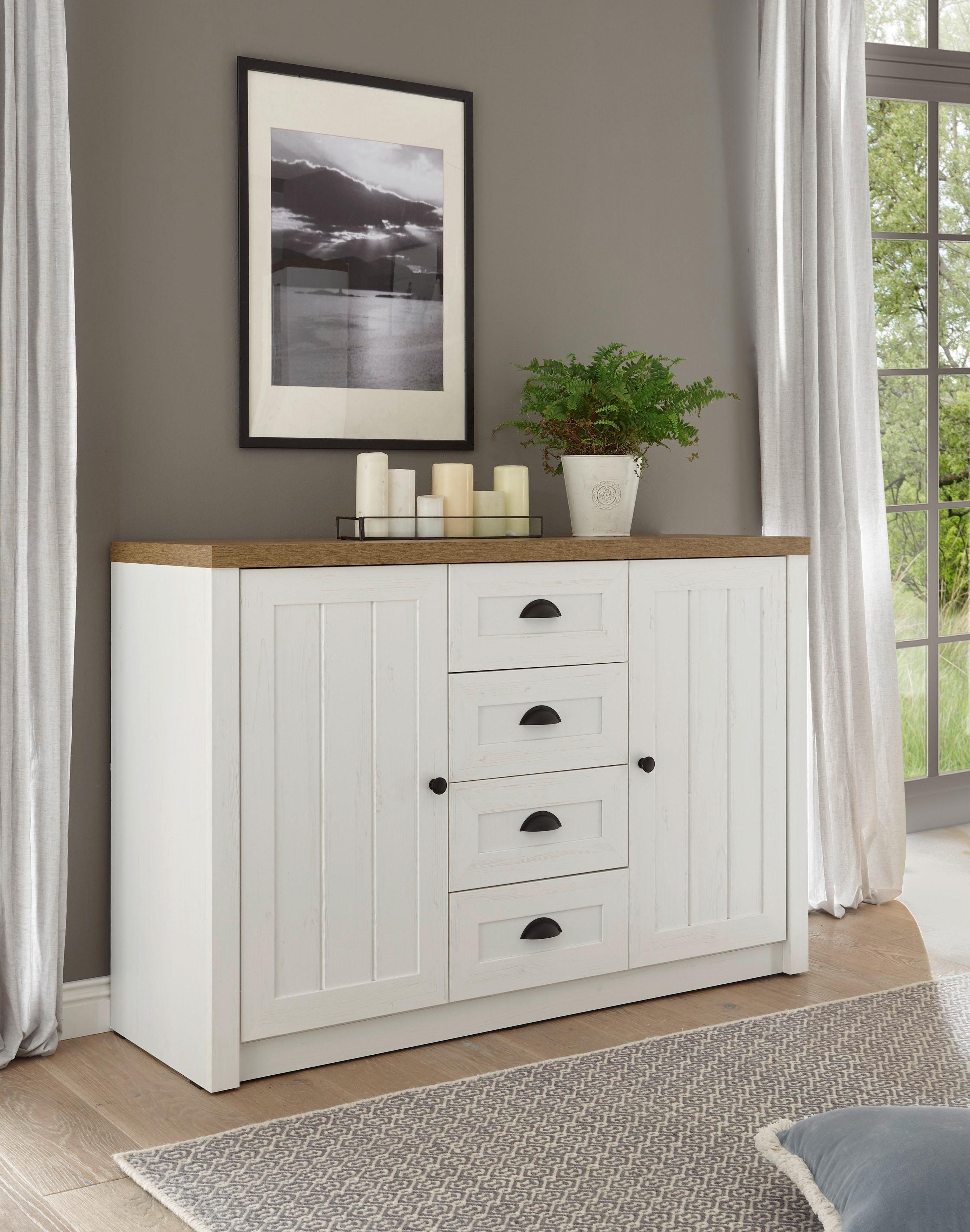 Home affaire Dressoir Beauvais Breedte ca. 130 cm
