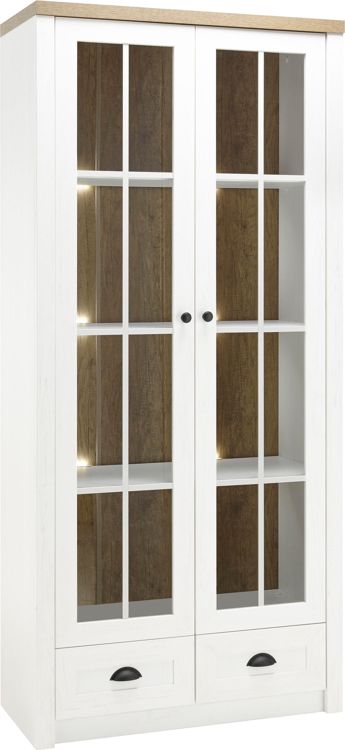 Home affaire Vitrinekast Beauvais Hoogte ca. 198 cm