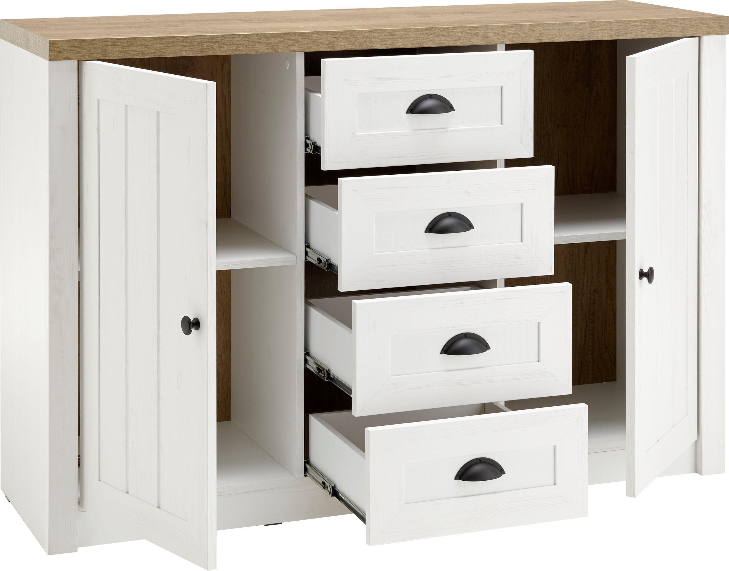 Home affaire Dressoir Beauvais Breedte ca. 130 cm