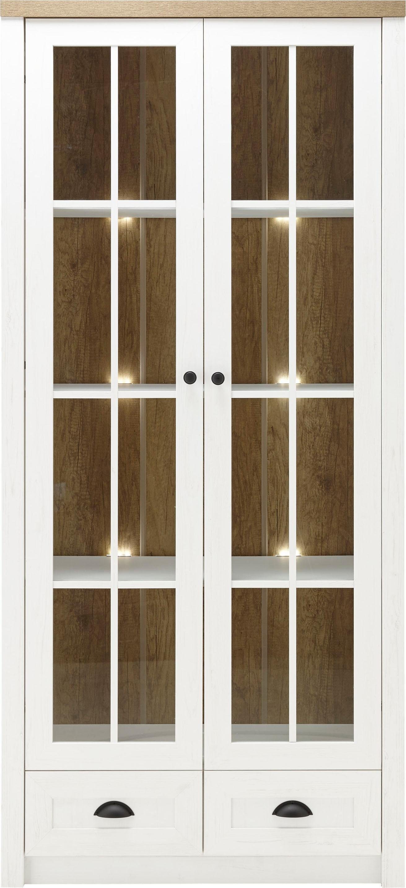 Home affaire Vitrinekast Beauvais Hoogte ca. 198 cm