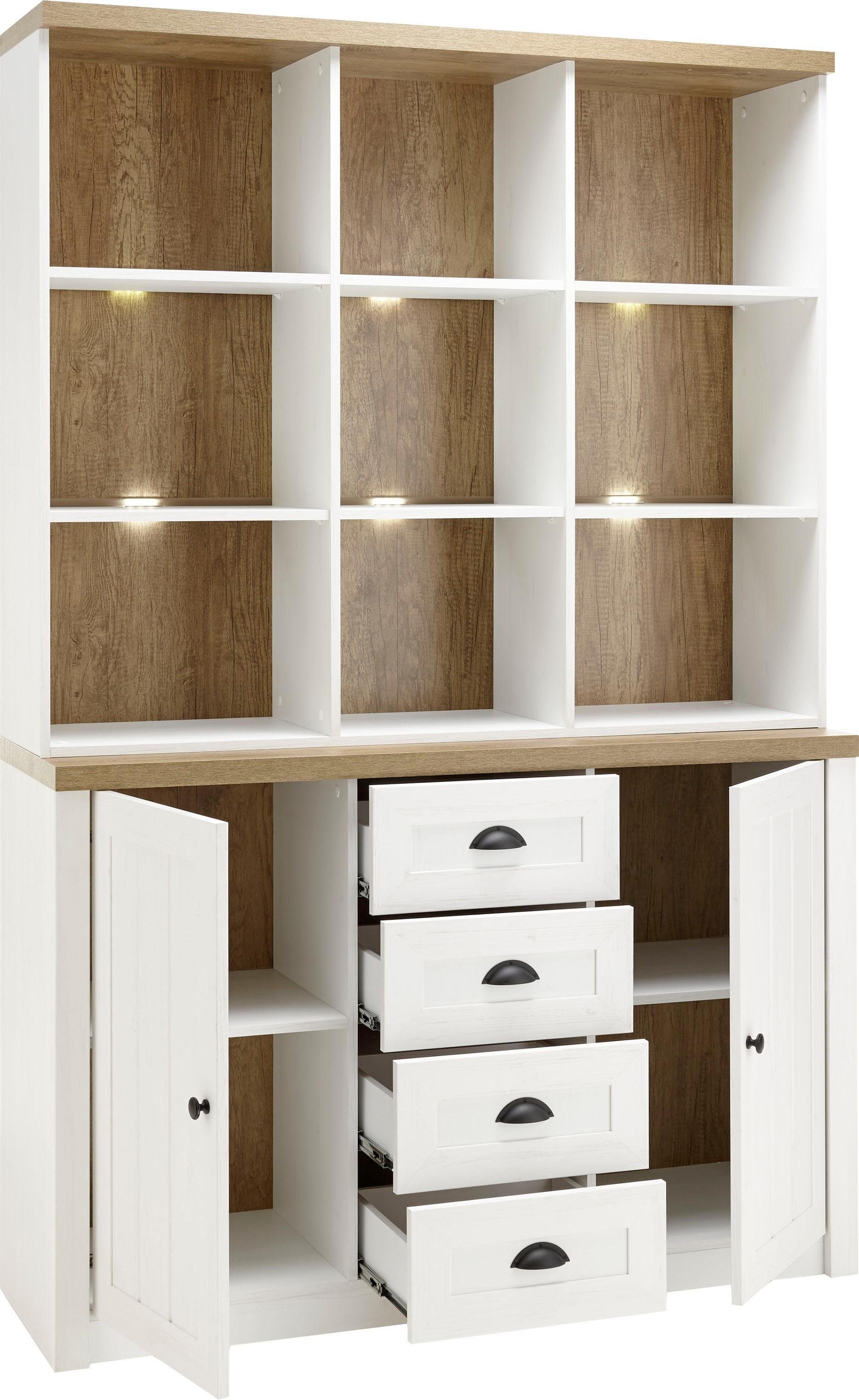 Home affaire Buffetkast Beauvais Hoogte ca. 198 cm