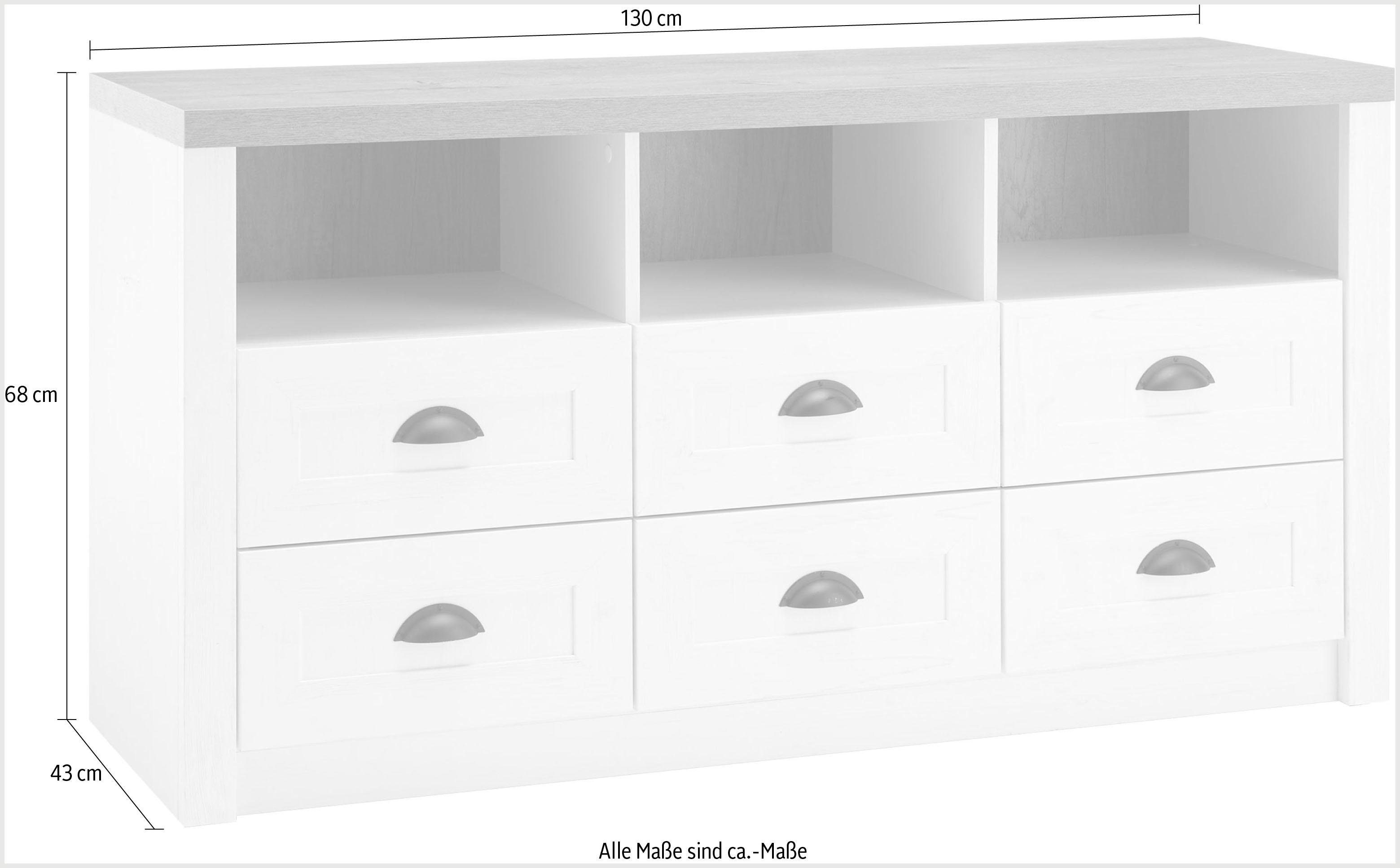 Home affaire Tv-meubel Beauvais Breedte ca. 130 cm